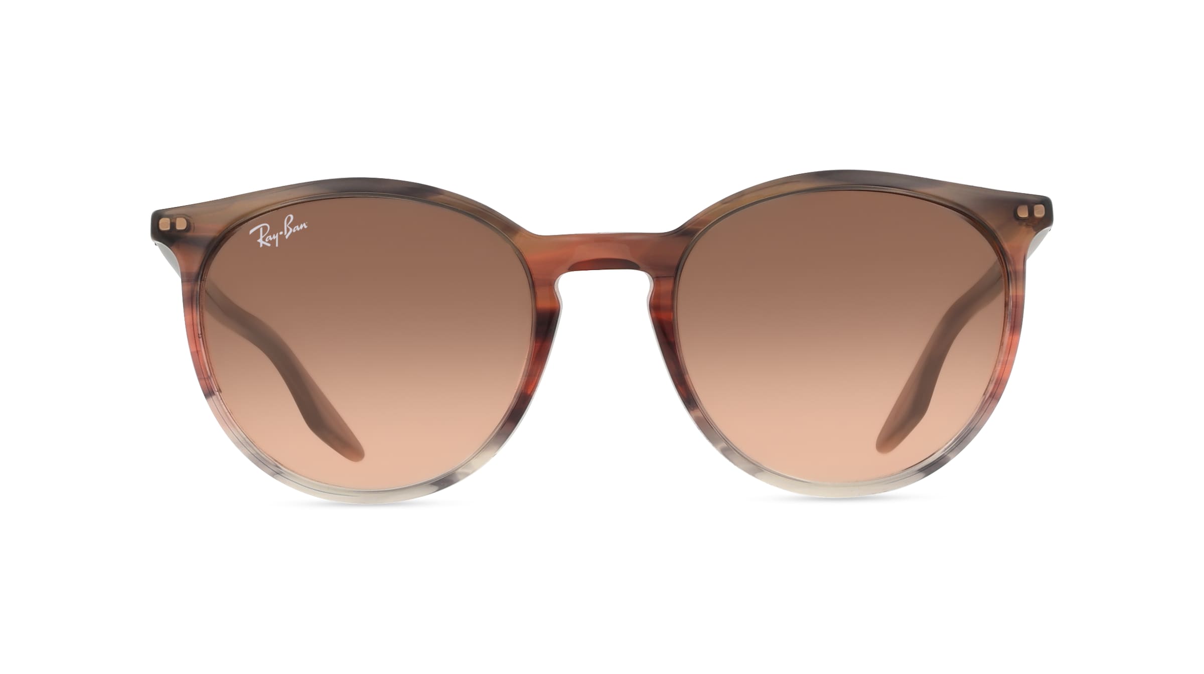 Ray-Ban RB2204 Unisex-Sonnenbrille Vollrand Panto Acetat-Gestell, braun