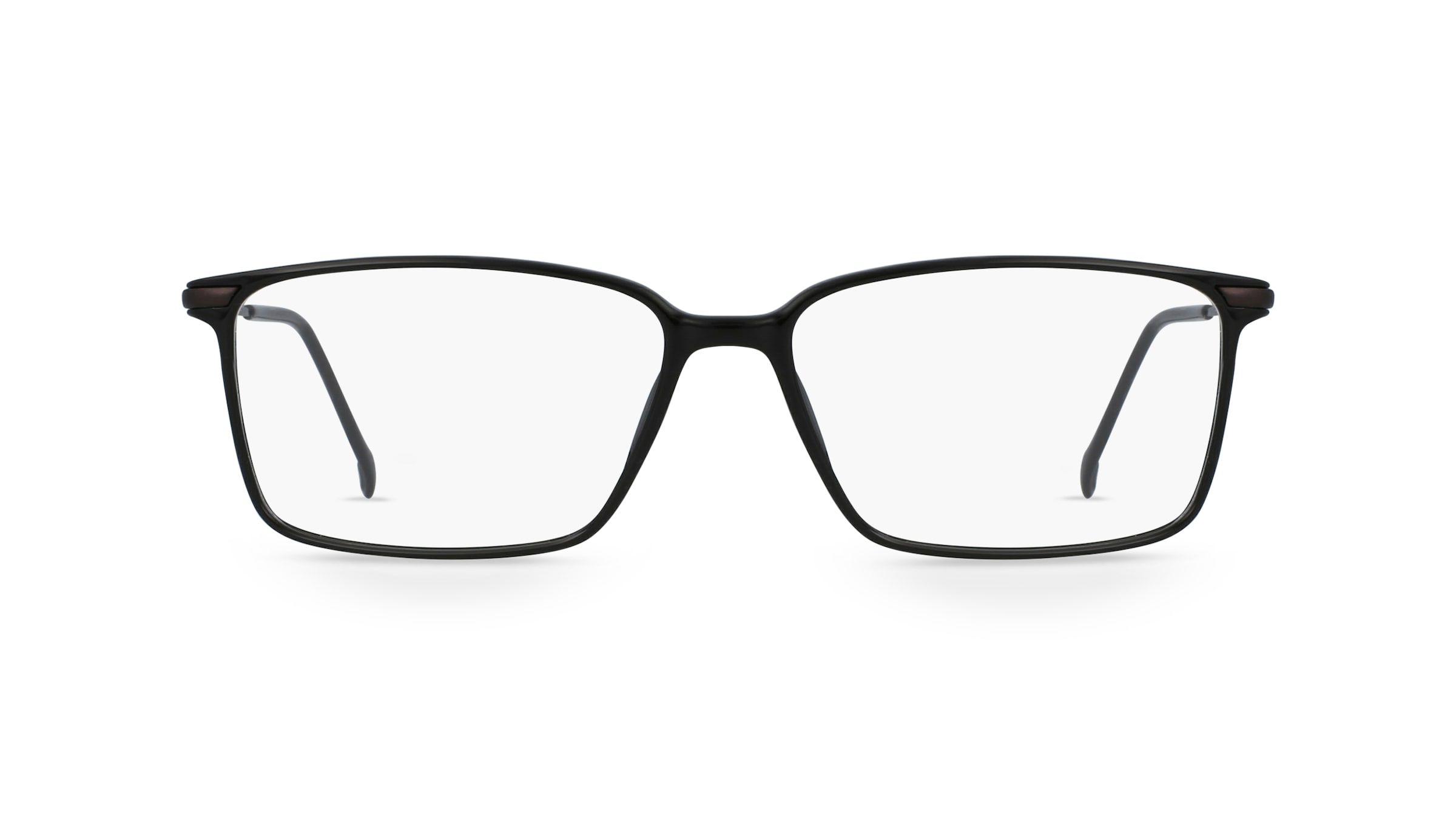 Fielmann COMFORT 091 CL Herren-Brille inkl. Gläser Vollrand Eckig TR90-Gestell 53mm/14mm/135mm, schwarz