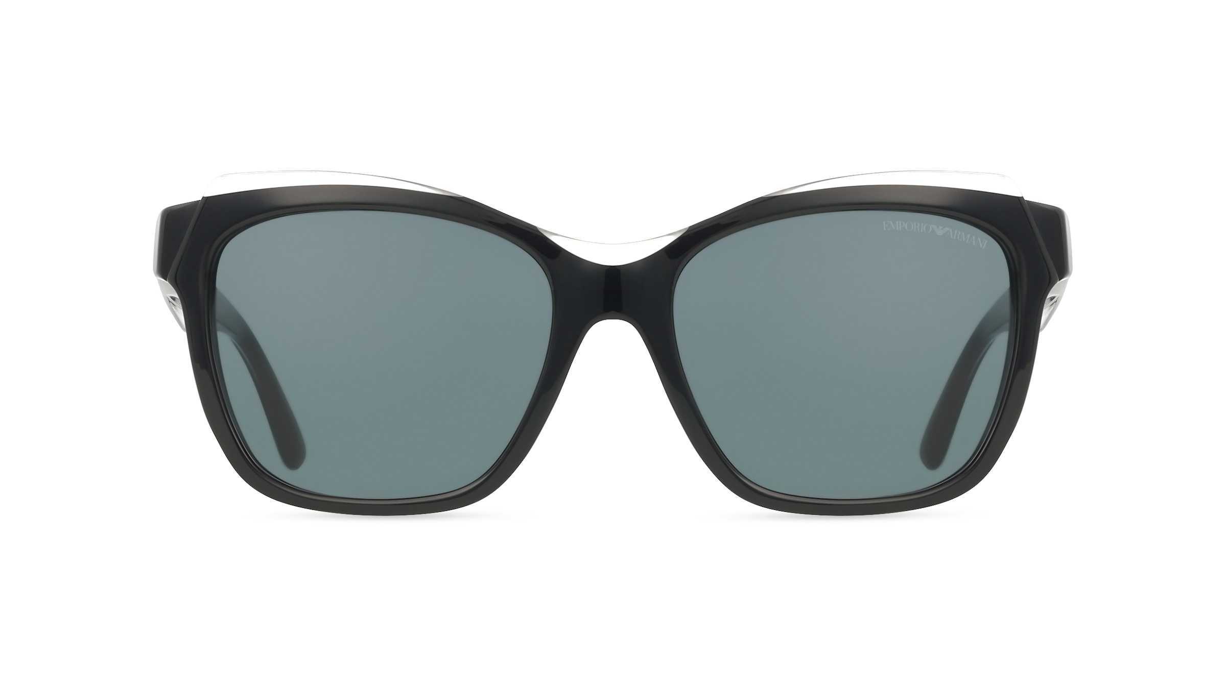 Emporio Armani EA4209 Damen-Sonnenbrille Vollrand Eckig Acetat-Gestell, schwarz