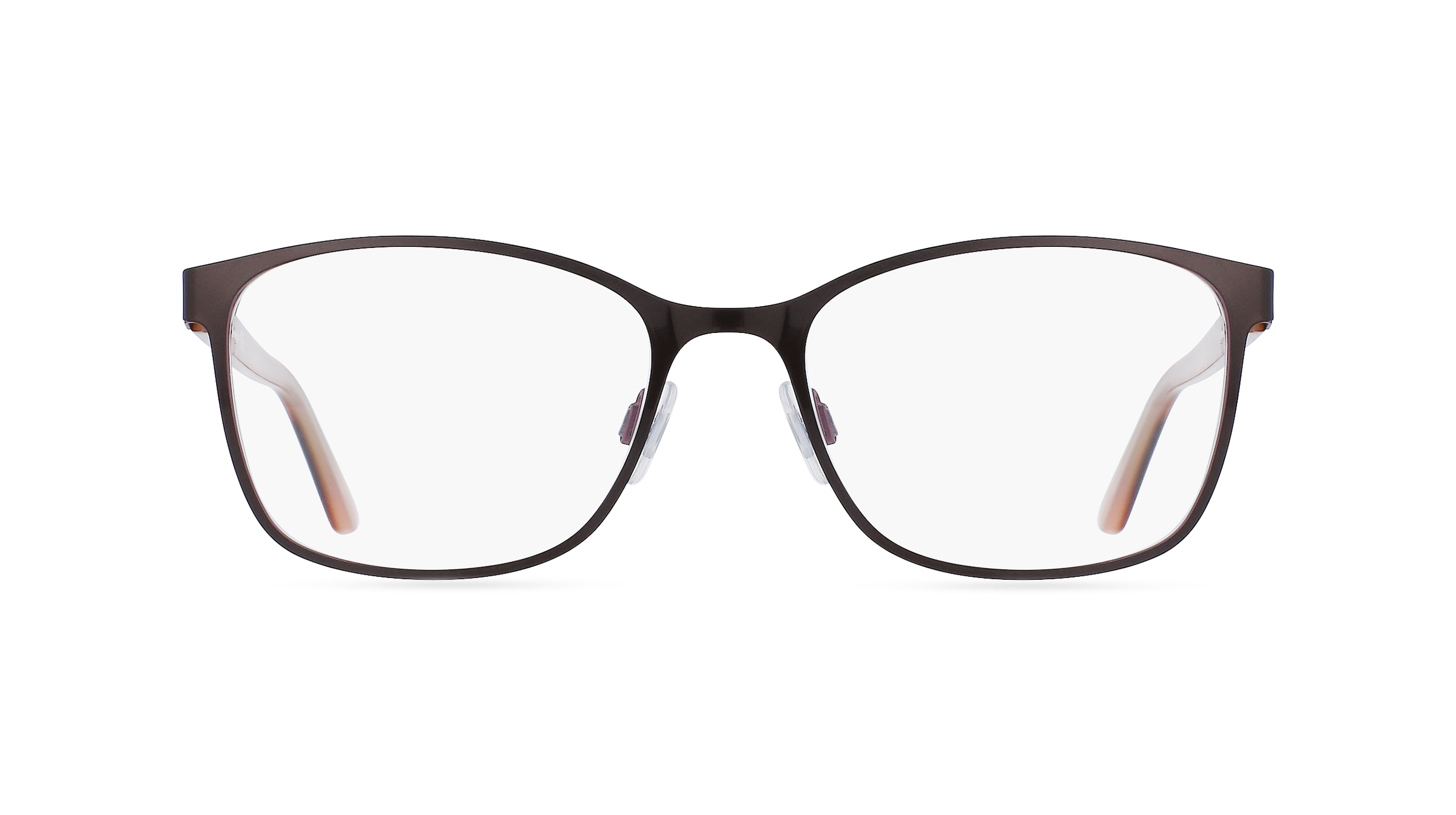 Mexx 5167 Damen-Brille inkl. Gläser Vollrand Eckig Metall-Gestell 53mm/18mm/135mm, braun