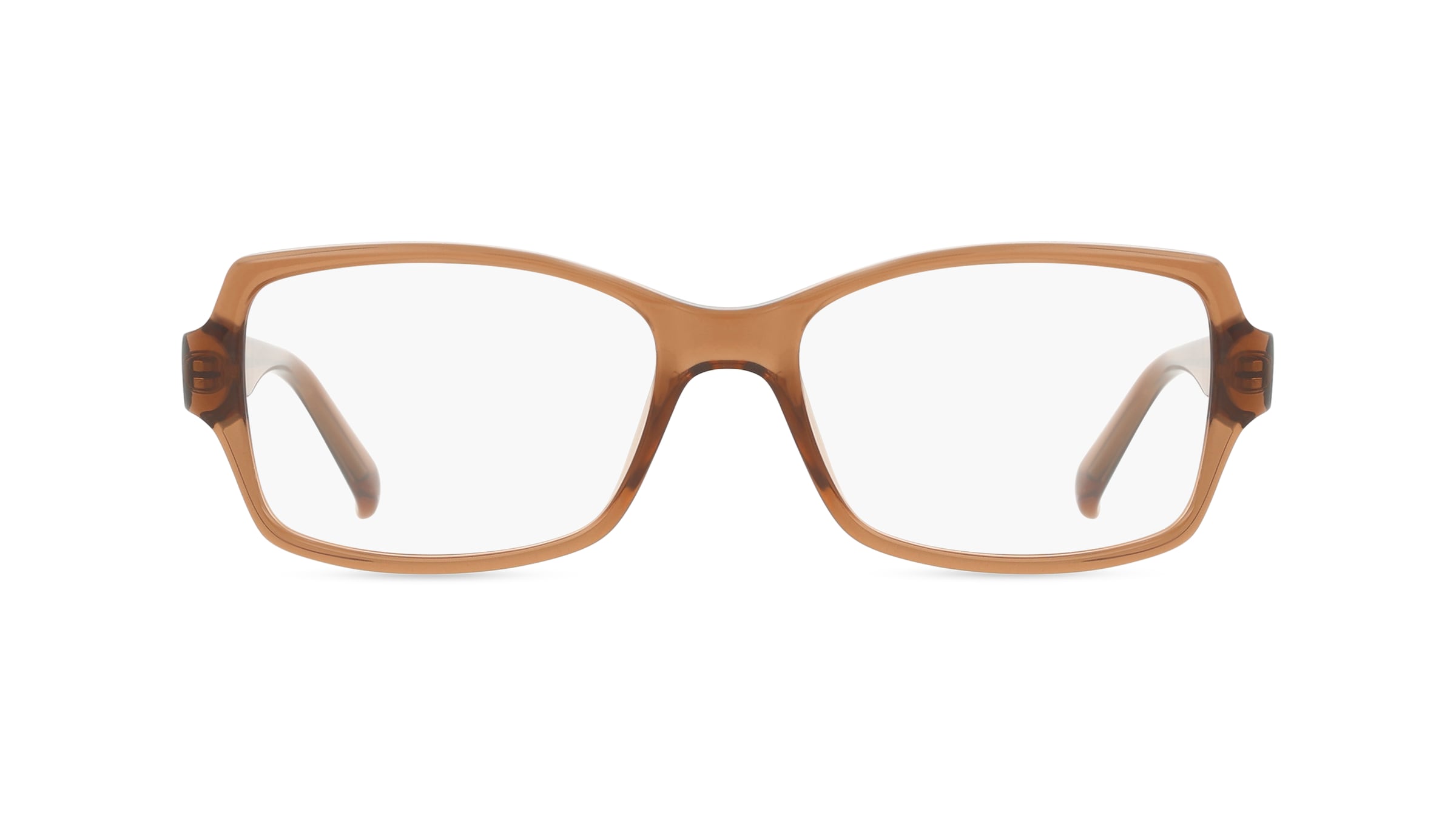 Fielmann BD 543 CL RITA Damen-Brille inkl. Gläser Vollrand Eckig Propionat-Gestell 53mm/16mm/140mm, braun