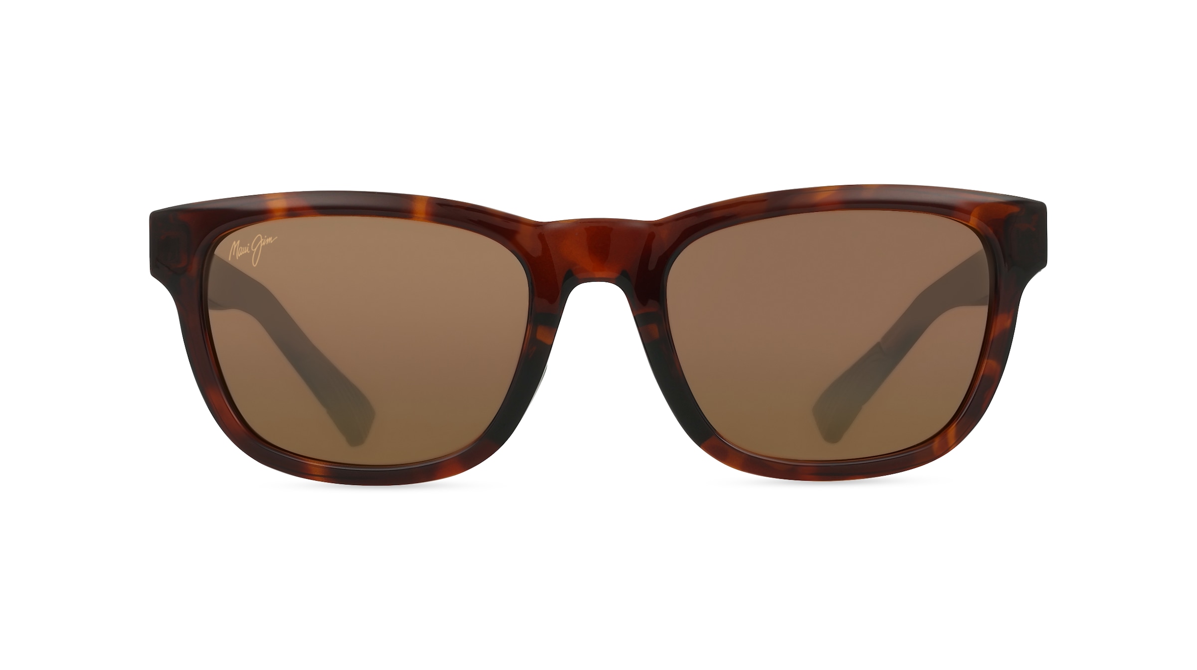 Maui Jim MJ0617S Unisex-Sonnenbrille Vollrand Eckig Nylon-Gestell, braun