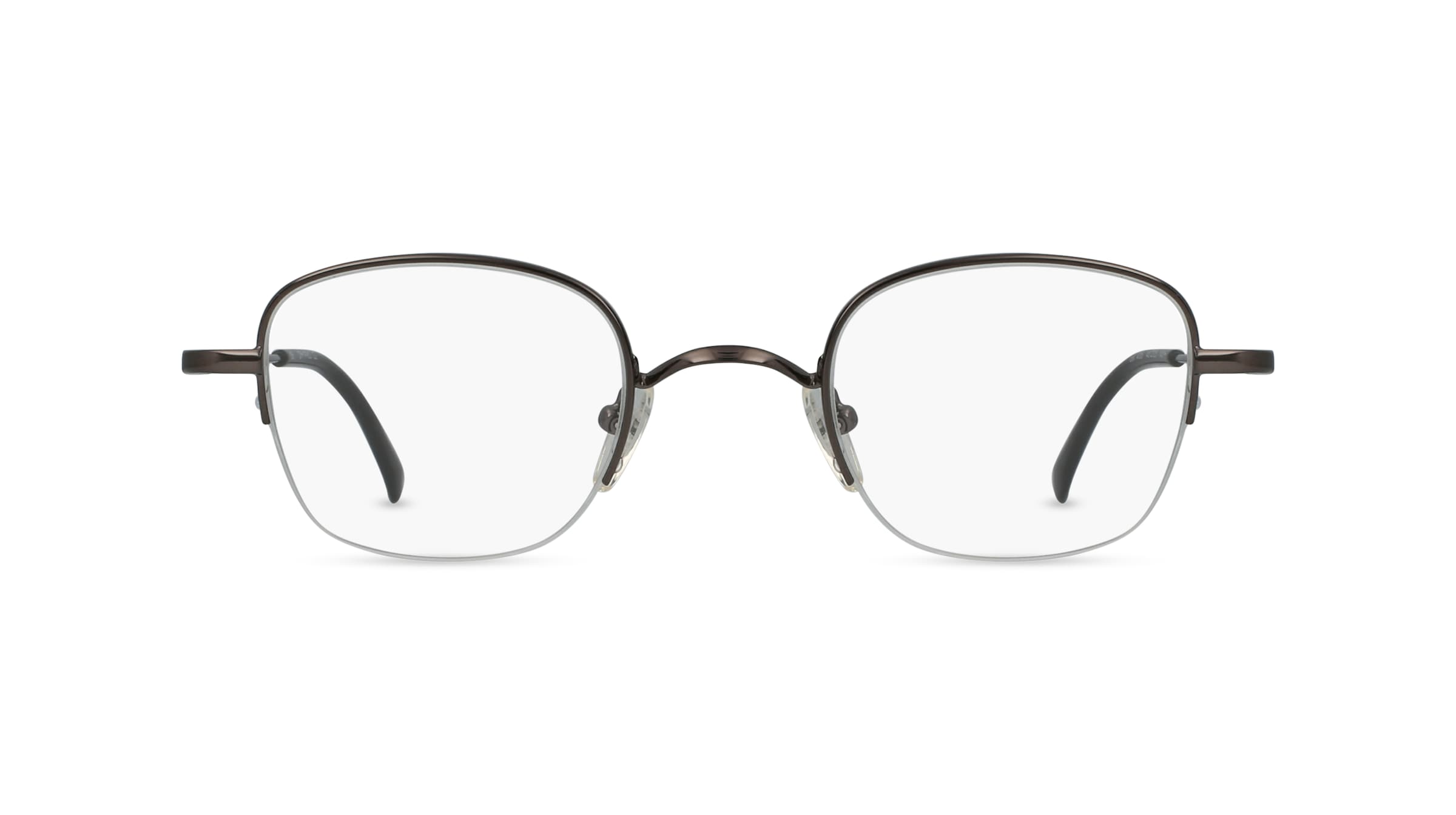 Fielmann OPH 9963 CL Herren-Brille inkl. Gläser Nylor Eckig Edelstahl-Gestell 45mm/25mm/140mm, grau