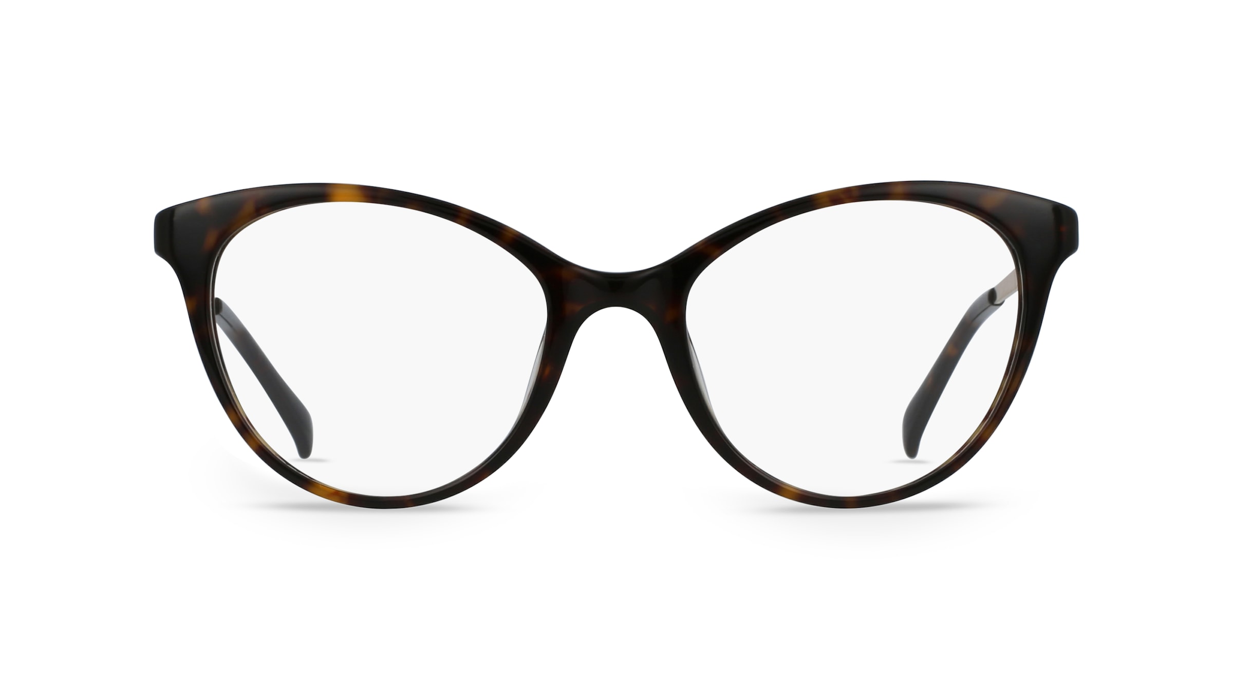 Fielmann LD 016 FLEX CL Damen-Brille inkl. Gläser Vollrand Rund Acetat-Gestell 51mm/19mm/135mm, braun