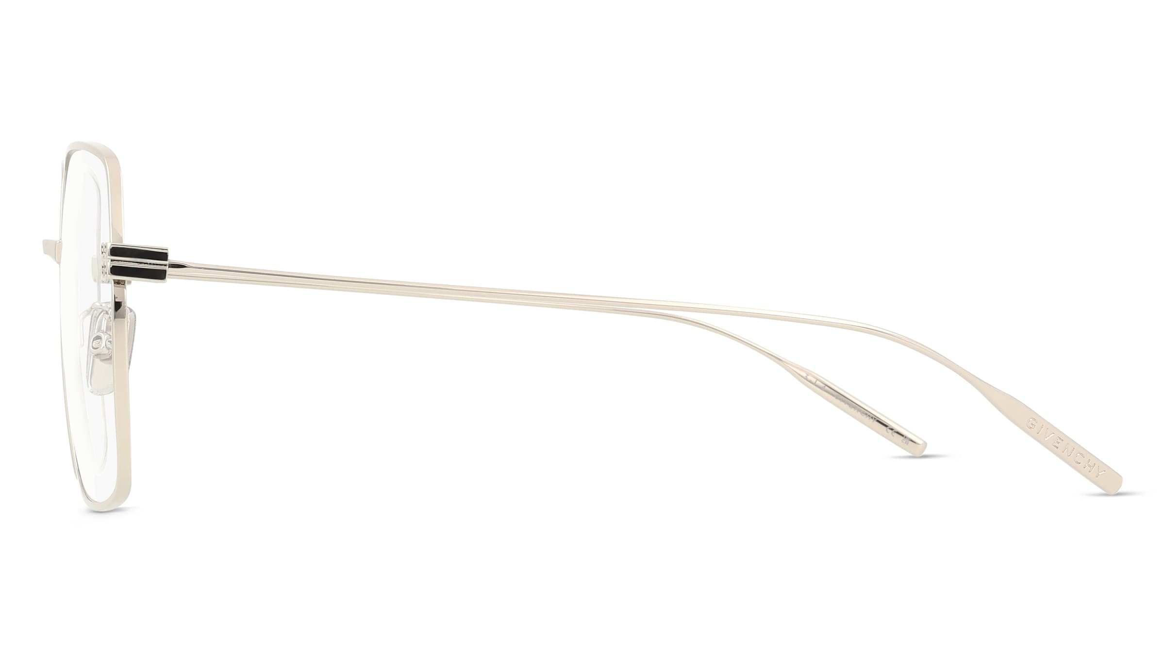 Thumbnail - Givenchy GV50039U Unisex-Brille inkl. Gläser Vollrand Quadratisch Metall-Gestell 55/16/140, silber