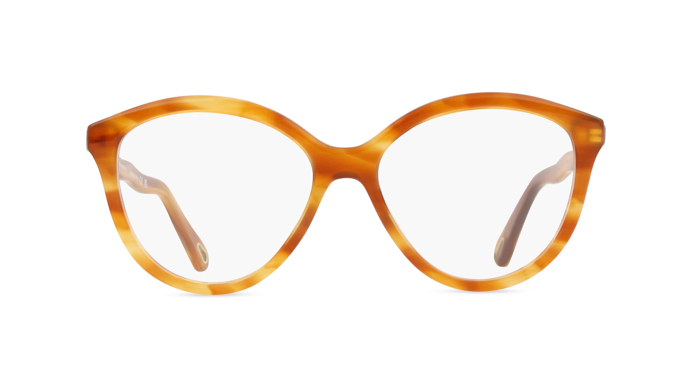 Chloé CH0089O Unisex-Brille inkl. Gläser Vollrand Cateye Acetat-Gestell 54mm/16mm/145mm, braun