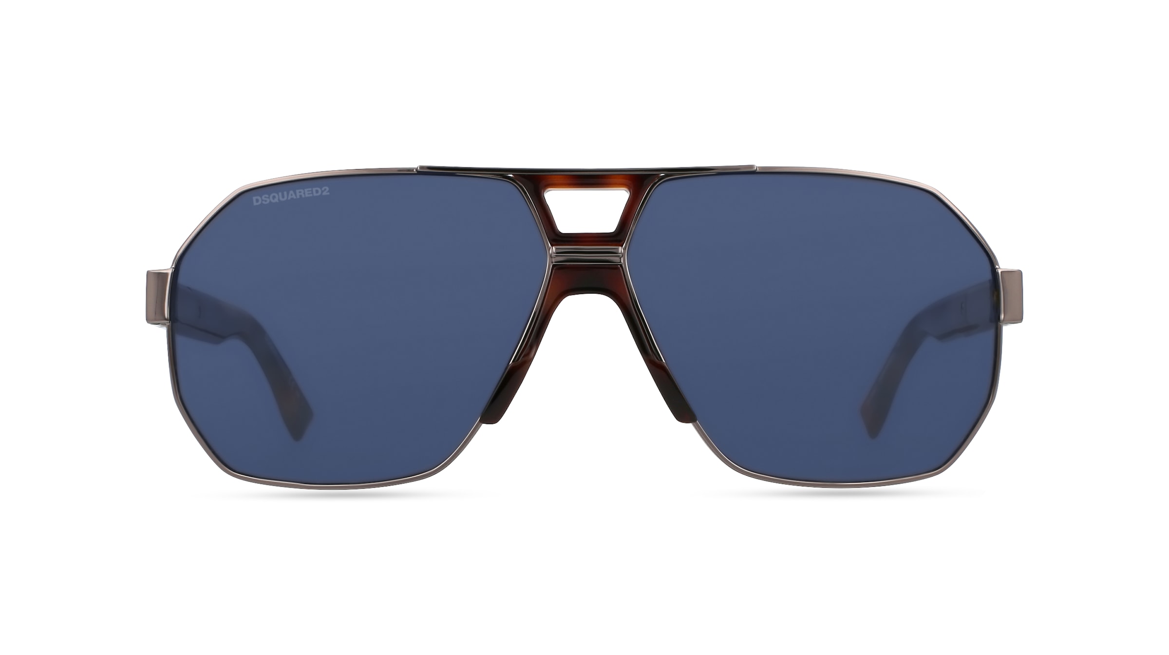 Dsquared2 D2 0028/S Herren-Sonnenbrille Vollrand Eckig Metall-Gestell, Grau