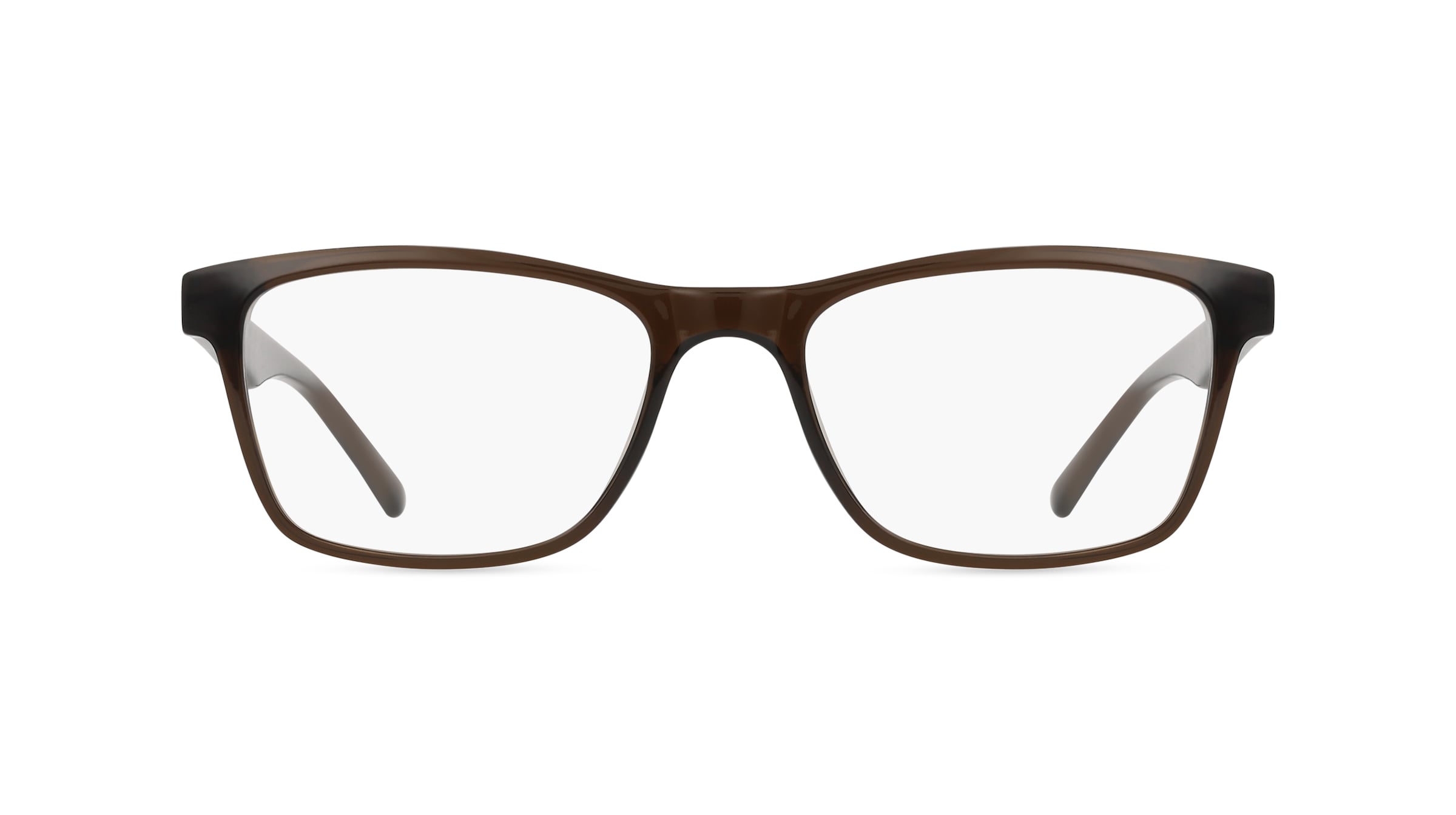 Fielmann OU 042 CL Herren-Brille inkl. Gläser Vollrand Eckig Acetat-Gestell 54mm/18mm/145mm, Braun