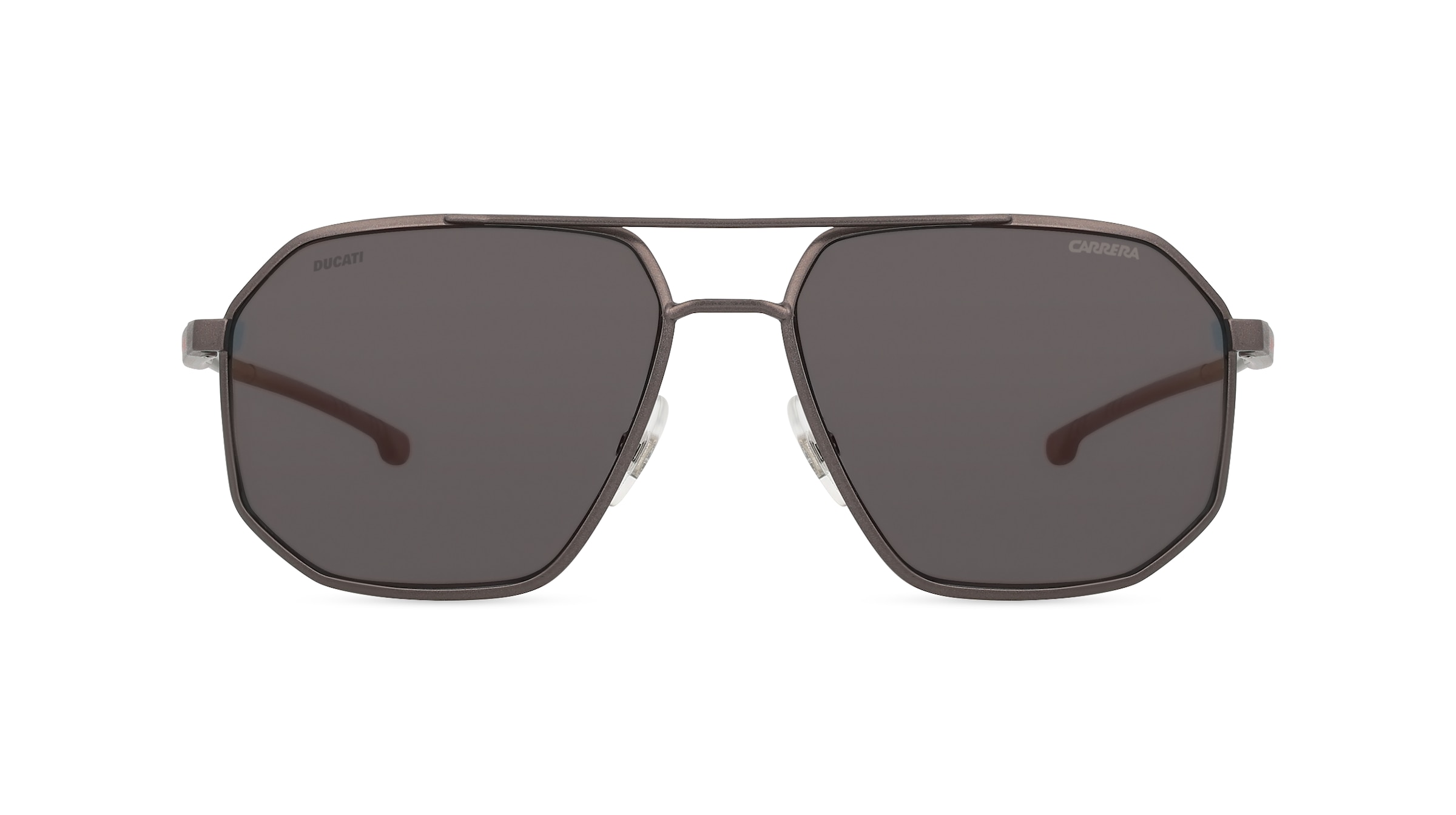 Carrera CARDUC 037/S Herren-Sonnenbrille Vollrand Eckig Metall-Gestell, grau