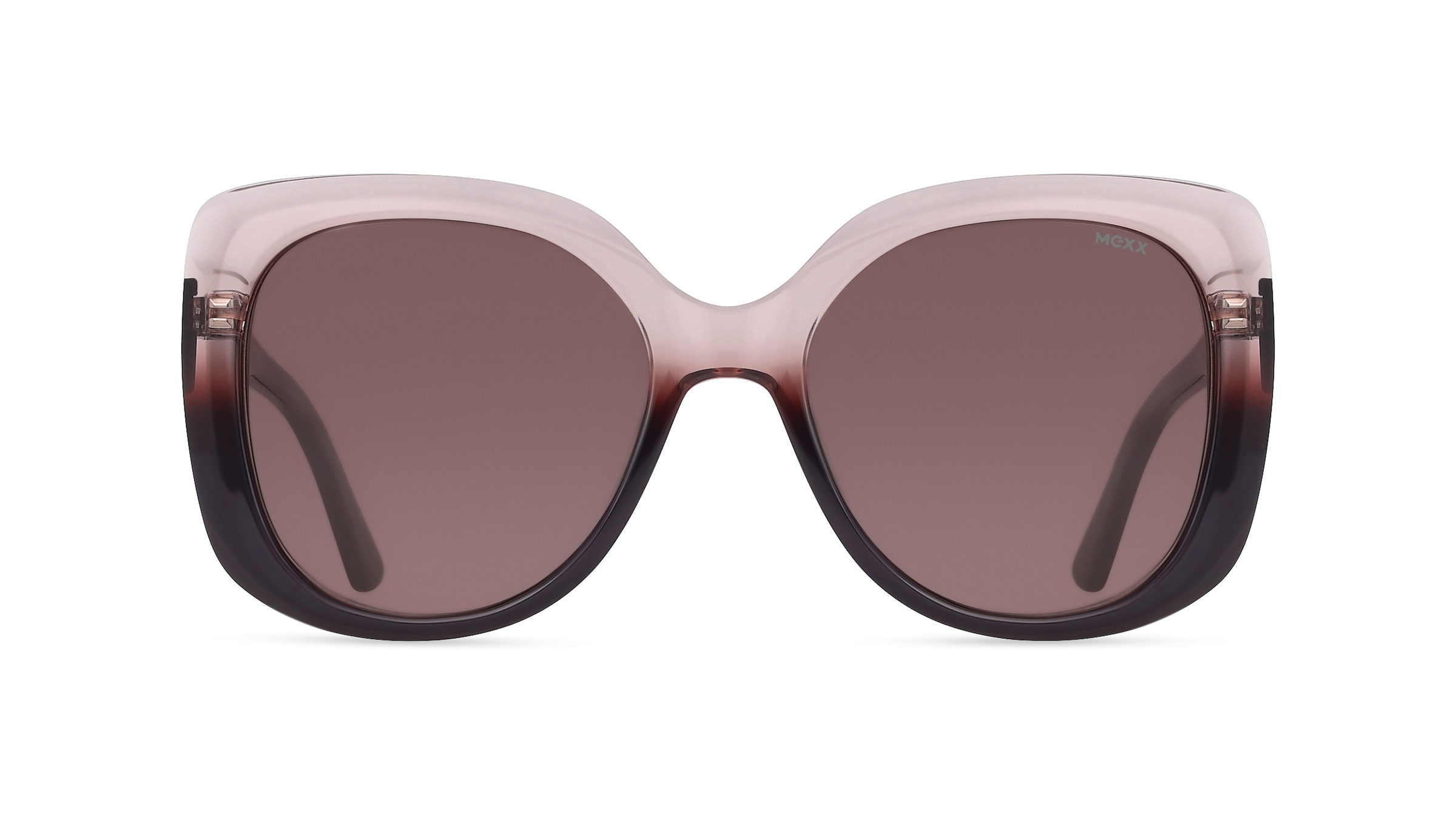 Mexx Eyes 6513 Damen-Sonnenbrille Vollrand Butterfly Kunststoff-Gestell, braun