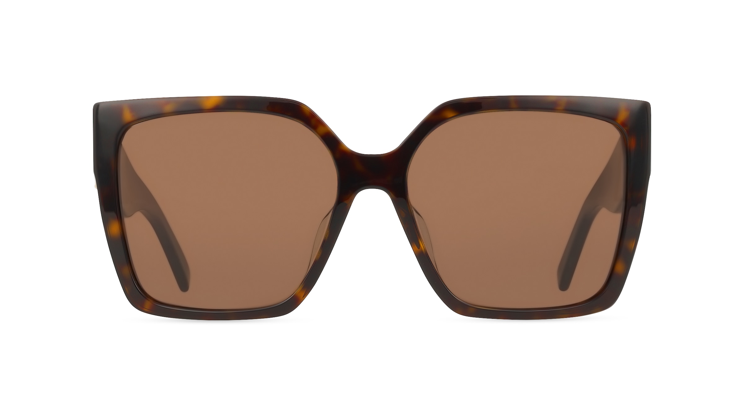 Givenchy GV40056U Damen-Sonnenbrille Vollrand Quadratisch Acetat-Gestell, braun
