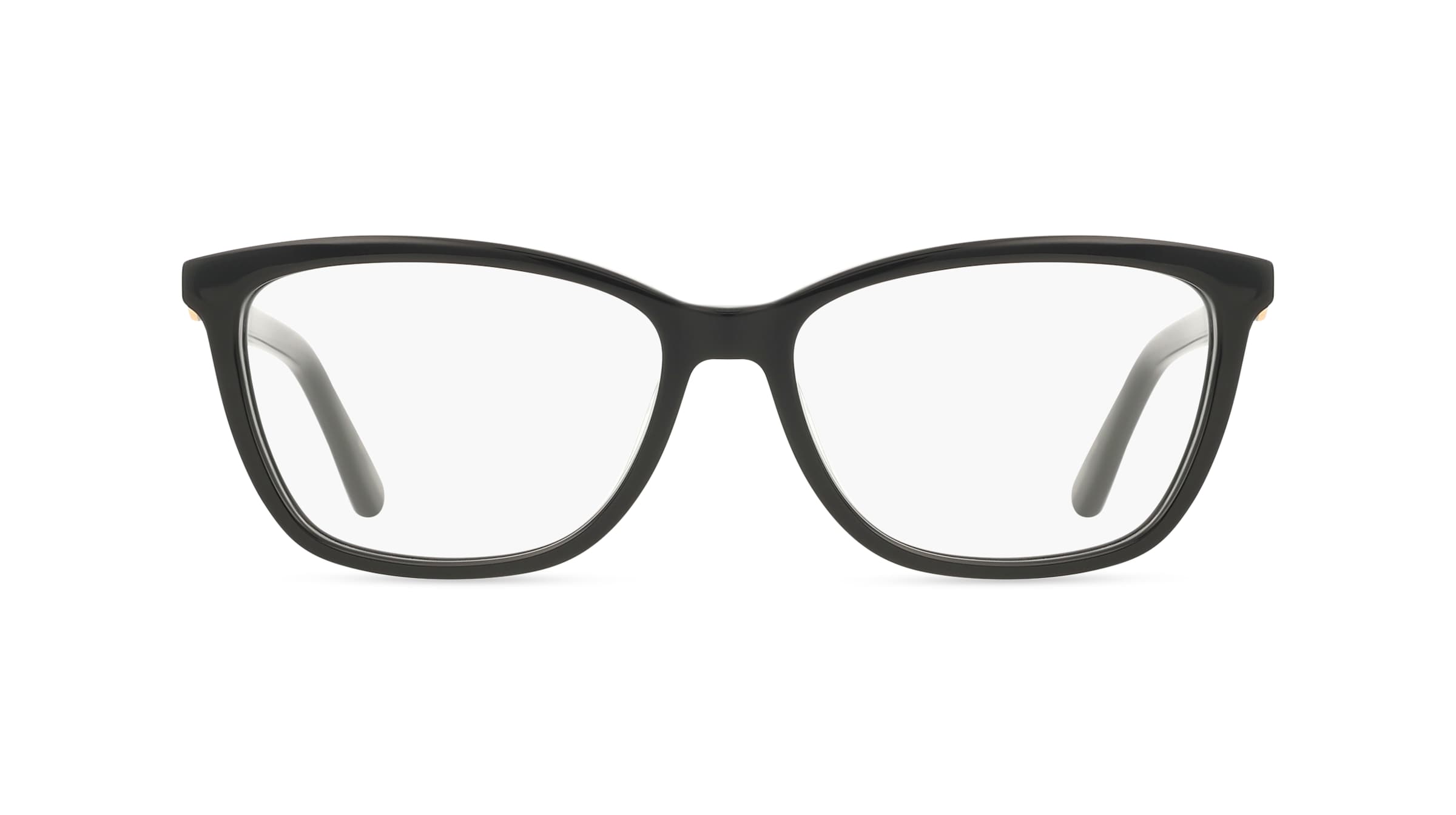 Guess GU50310 Damen-Brille inkl. Gläser Vollrand Eckig Acetat-Gestell 52/15/140, schwarz