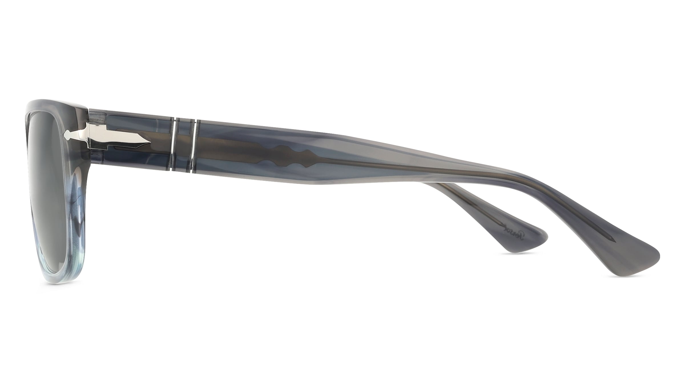 Thumbnail - Persol PO3341S Damen-Sonnenbrille Vollrand Panto Acetat-Gestell, grau