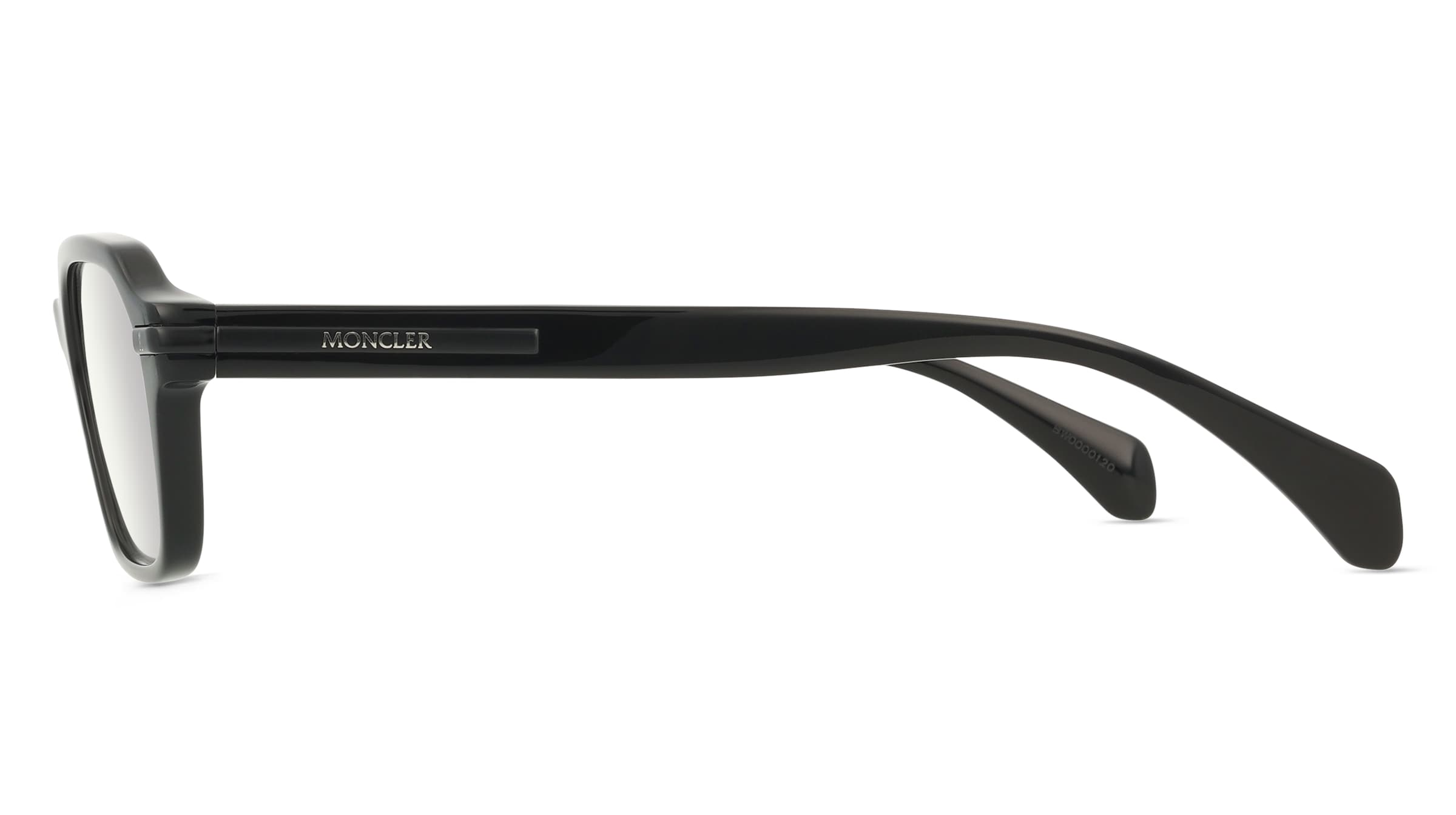 Thumbnail - Moncler ME2015 Unisex-Brille inkl. Gläser Vollrand Eckig Bio-Acetat-Gestell 51mm/19mm/145mm, Schwarz