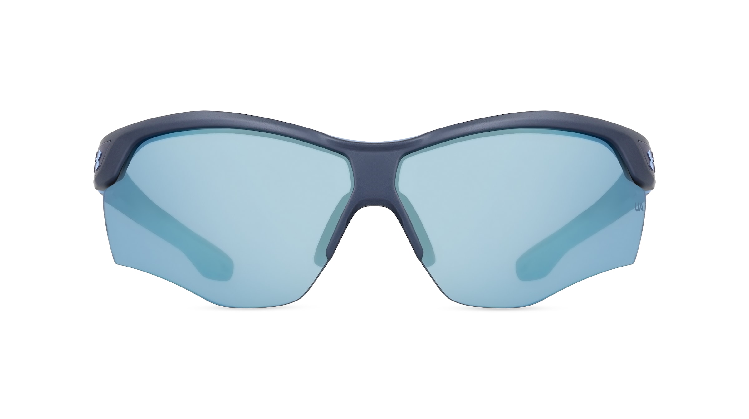 Under Armour UA YARD DUAL Unisex-Sonnenbrille Vollrand Eckig Kunststoff-Gestell, blau