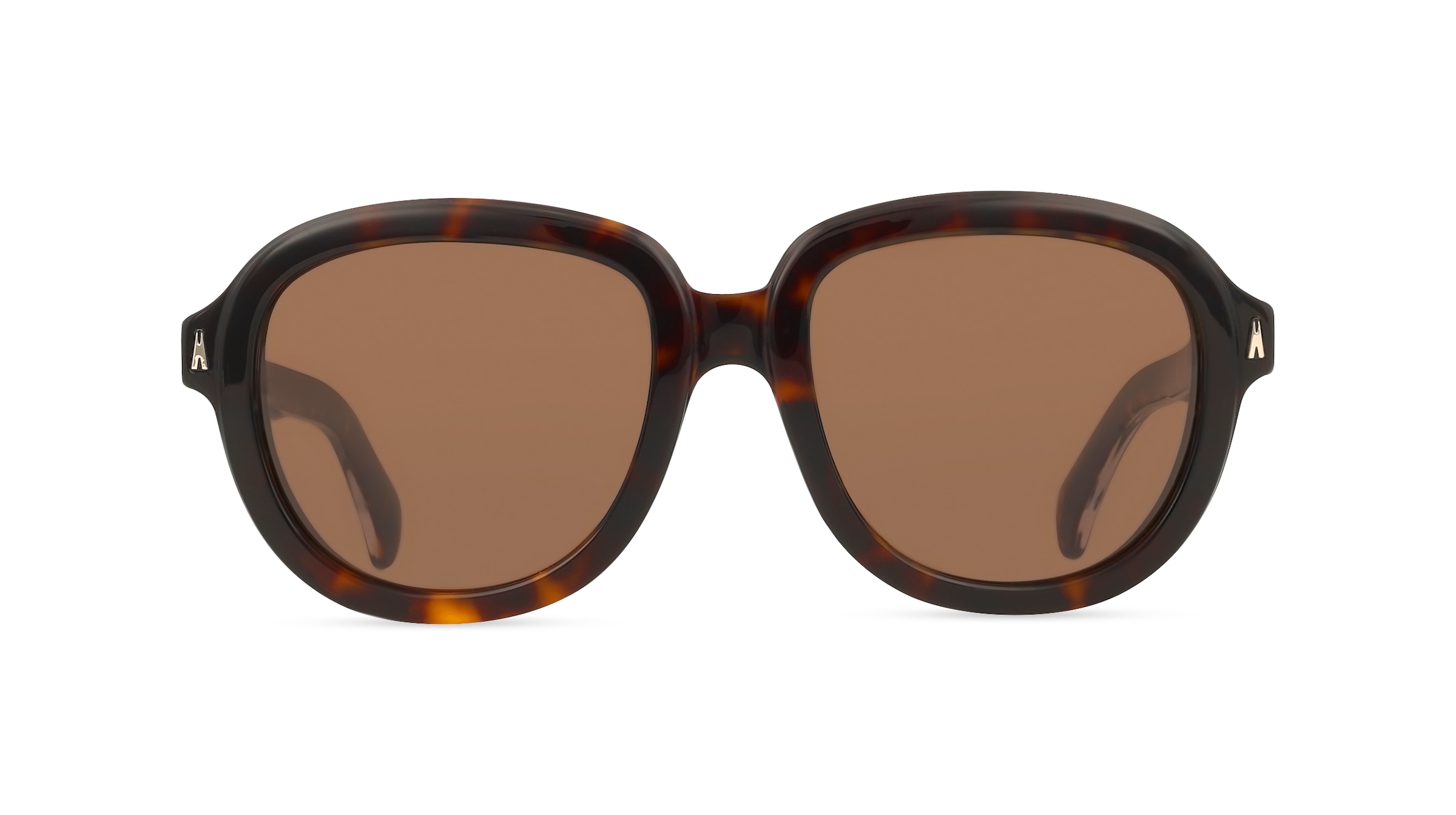Moncler ME6007U Unisex-Sonnenbrille Vollrand Pilot Acetat-Gestell, braun