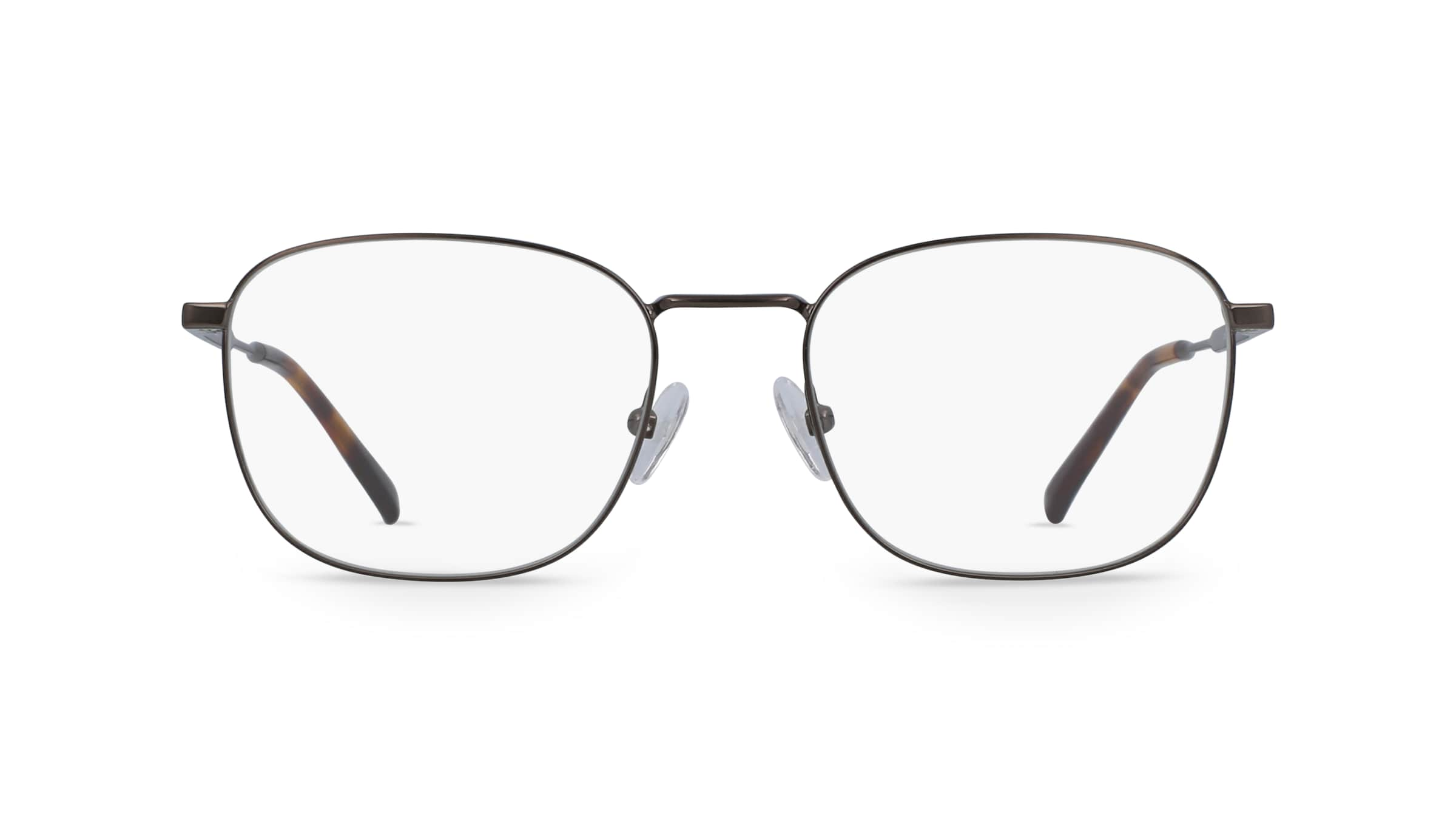 Fielmann BE 003 CL Herren-Brille inkl. Gläser Vollrand Eckig Edelstahl-Gestell 53mm/18mm/140mm, grau