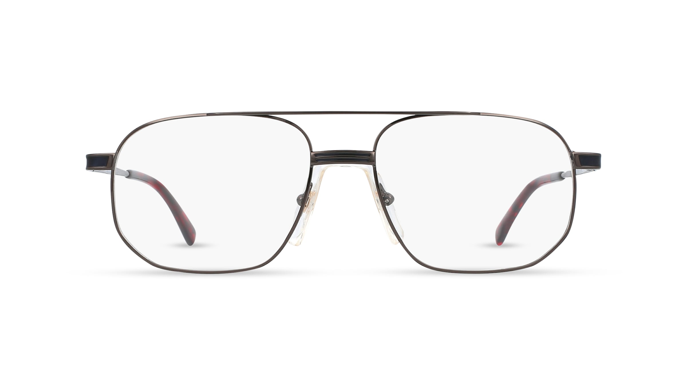 Fielmann OPH 9969 FLEX CL Herren-Brille inkl. Gläser Vollrand Eckig Metall-Gestell 56mm/17mm/145mm, grau