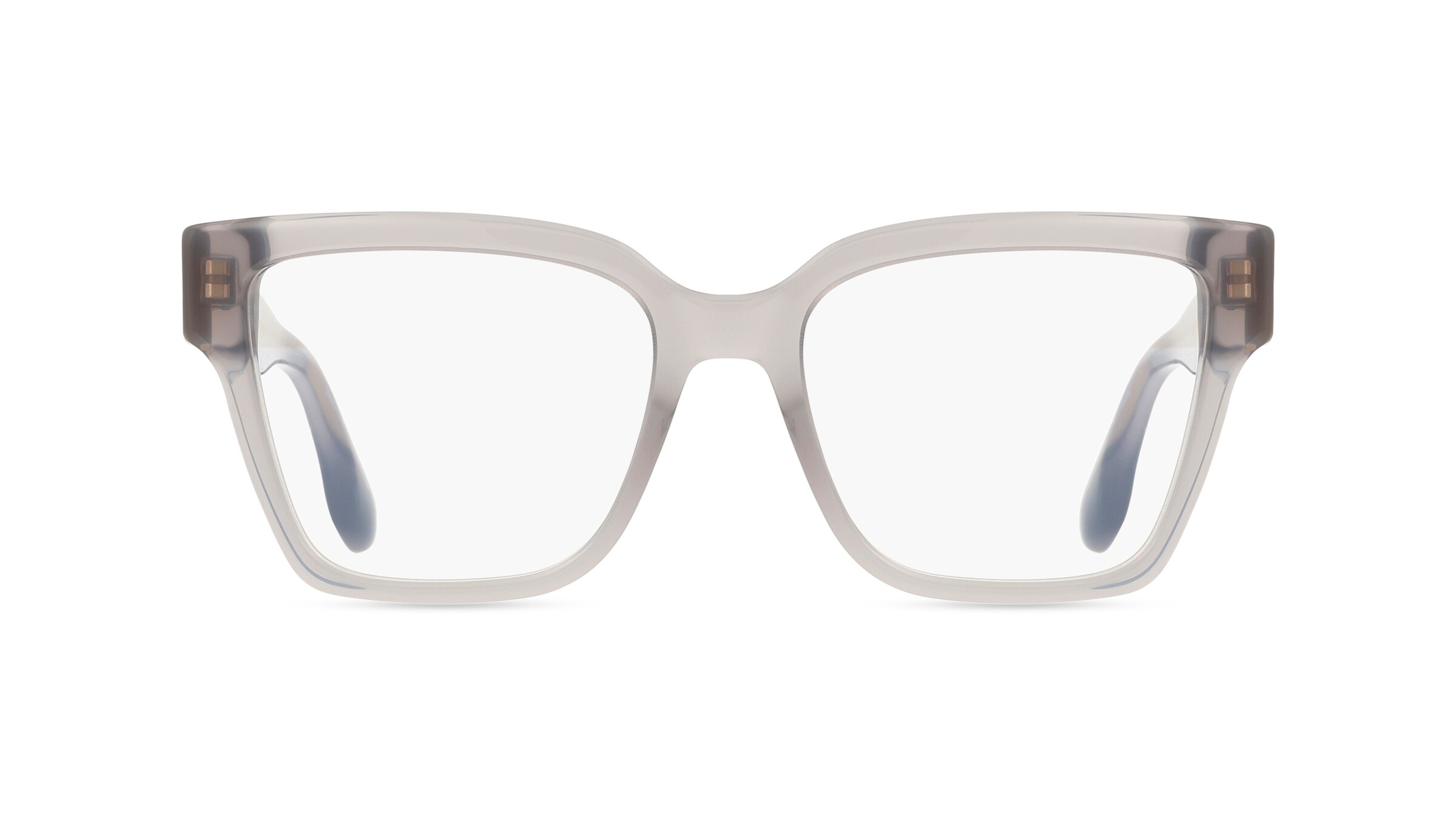 Victoria Beckham VB2659 Damen-Brille inkl. Gläser Vollrand Eckig Acetat-Gestell 53mm/17mm/145mm, grau