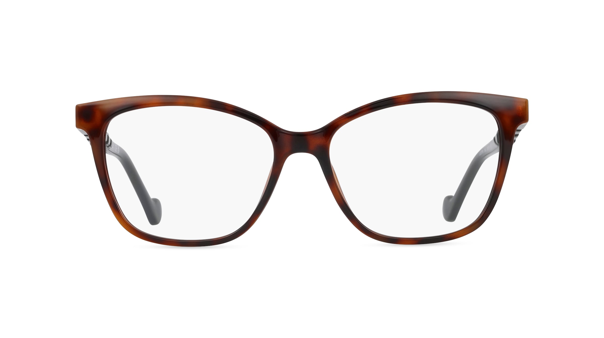 Liu Jo LJ2776 Damen-Brille inkl. Gläser Vollrand Rechteckig Acetat-Gestell 53mm/15mm/140mm, braun