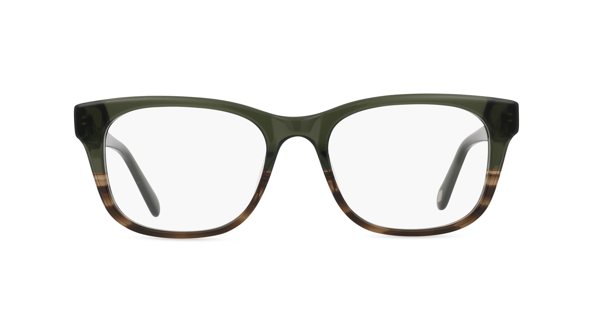 Fossil 7169 Herren-Brille inkl. Gläser Vollrand Eckig Acetat-Gestell 52mm/18mm/145mm, grün