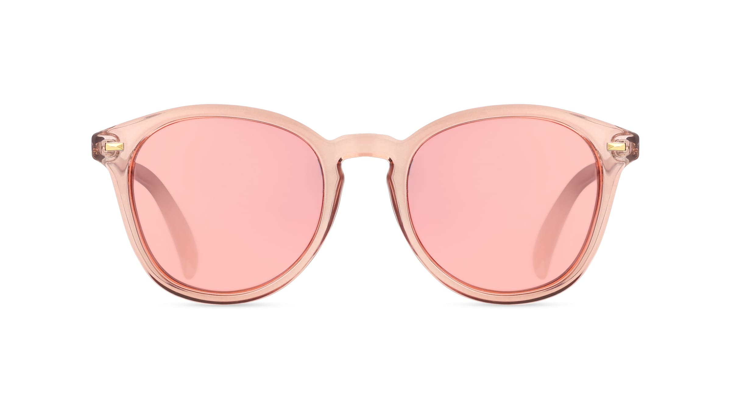 Le Specs BANDWAGON Unisex-Sonnenbrille Vollrand Rund Kunststoff-Gestell, pink
