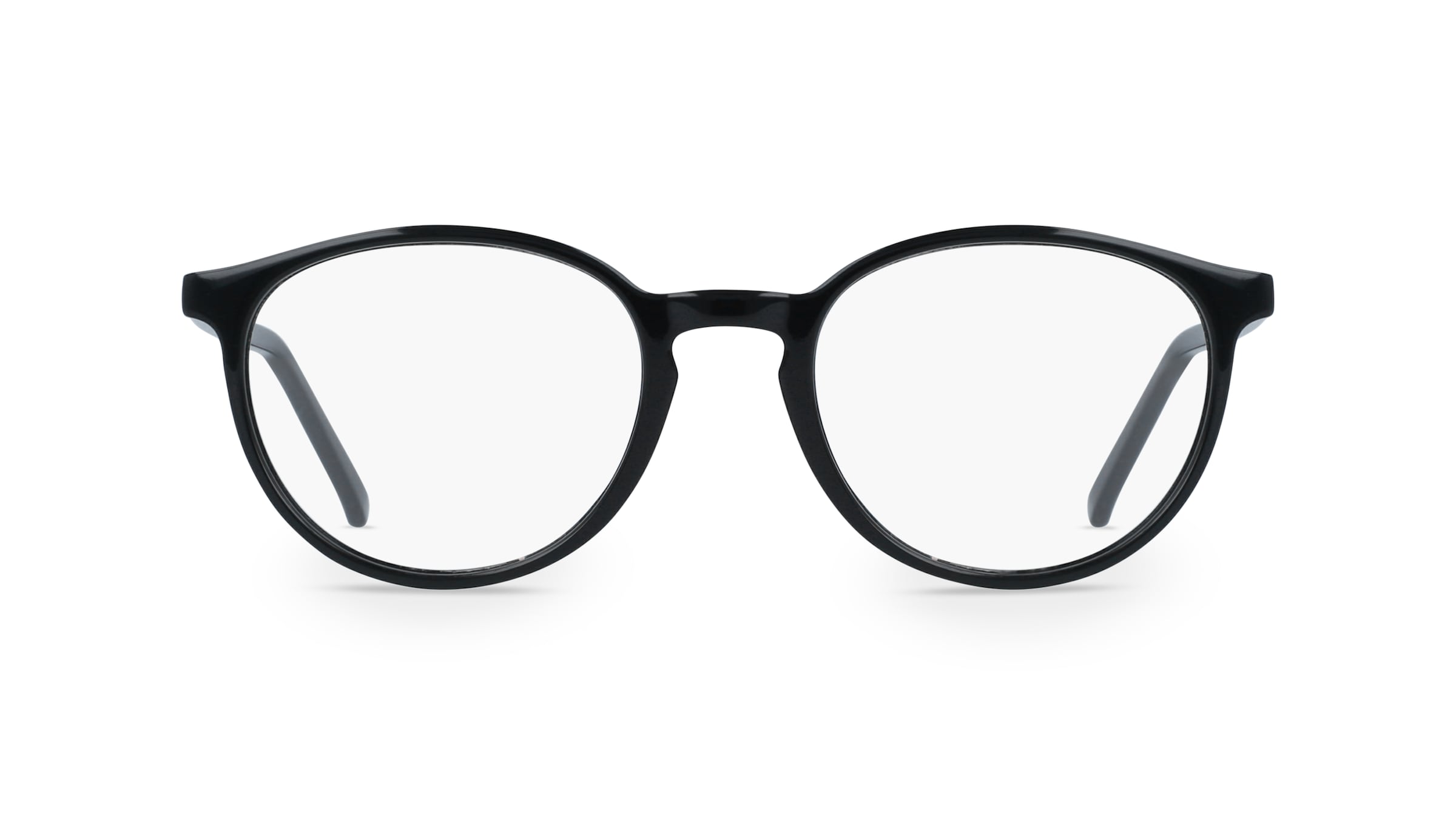 Fielmann JIL 005 CL RILEY Unisex-Brille inkl. Gläser Vollrand Panto Acetat-Gestell 50mm/19mm/135mm, schwarz