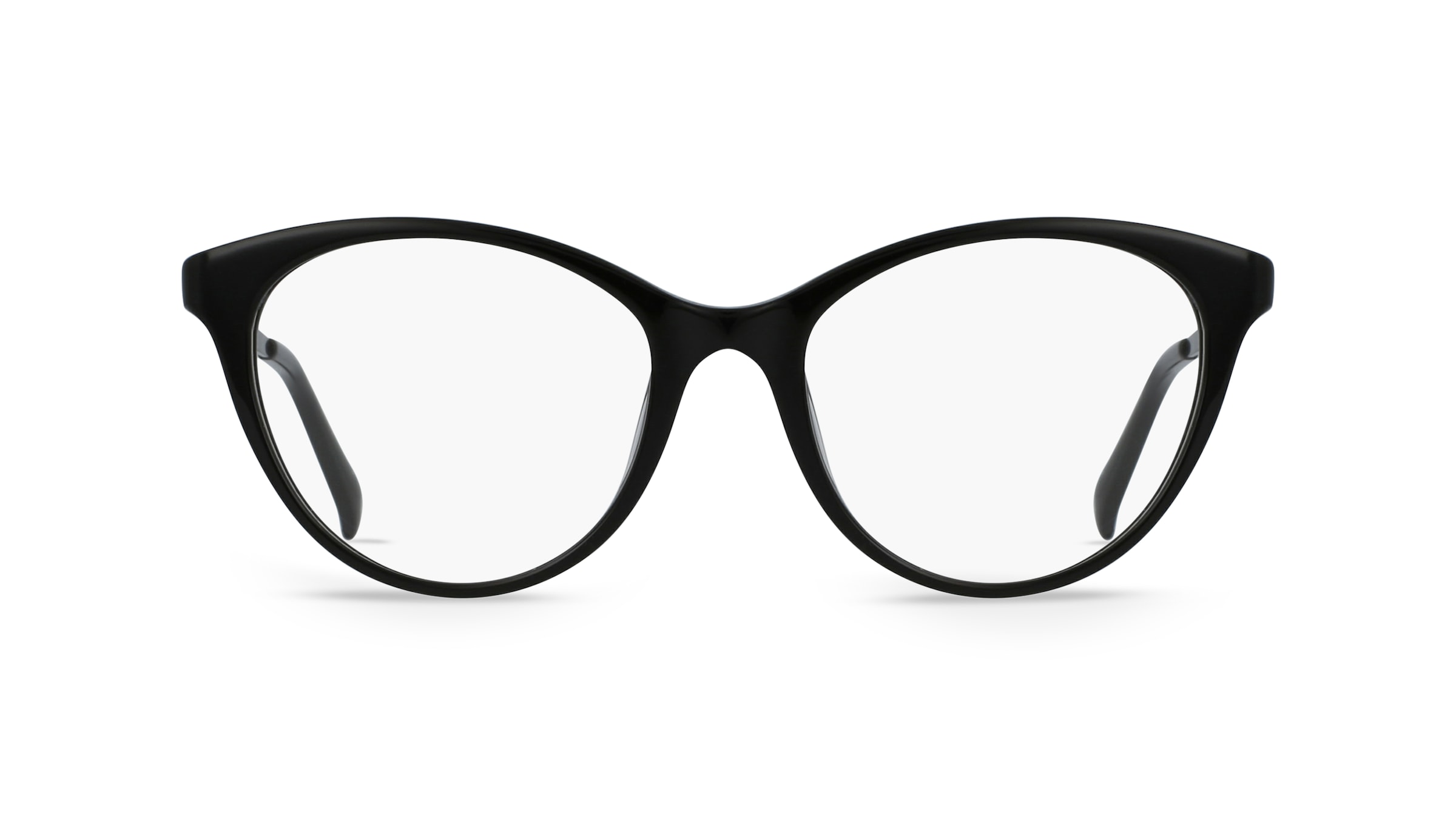 Fielmann LD 016 FLEX CL Damen-Brille inkl. Gläser Vollrand Rund Acetat-Gestell 51mm/19mm/135mm, schwarz