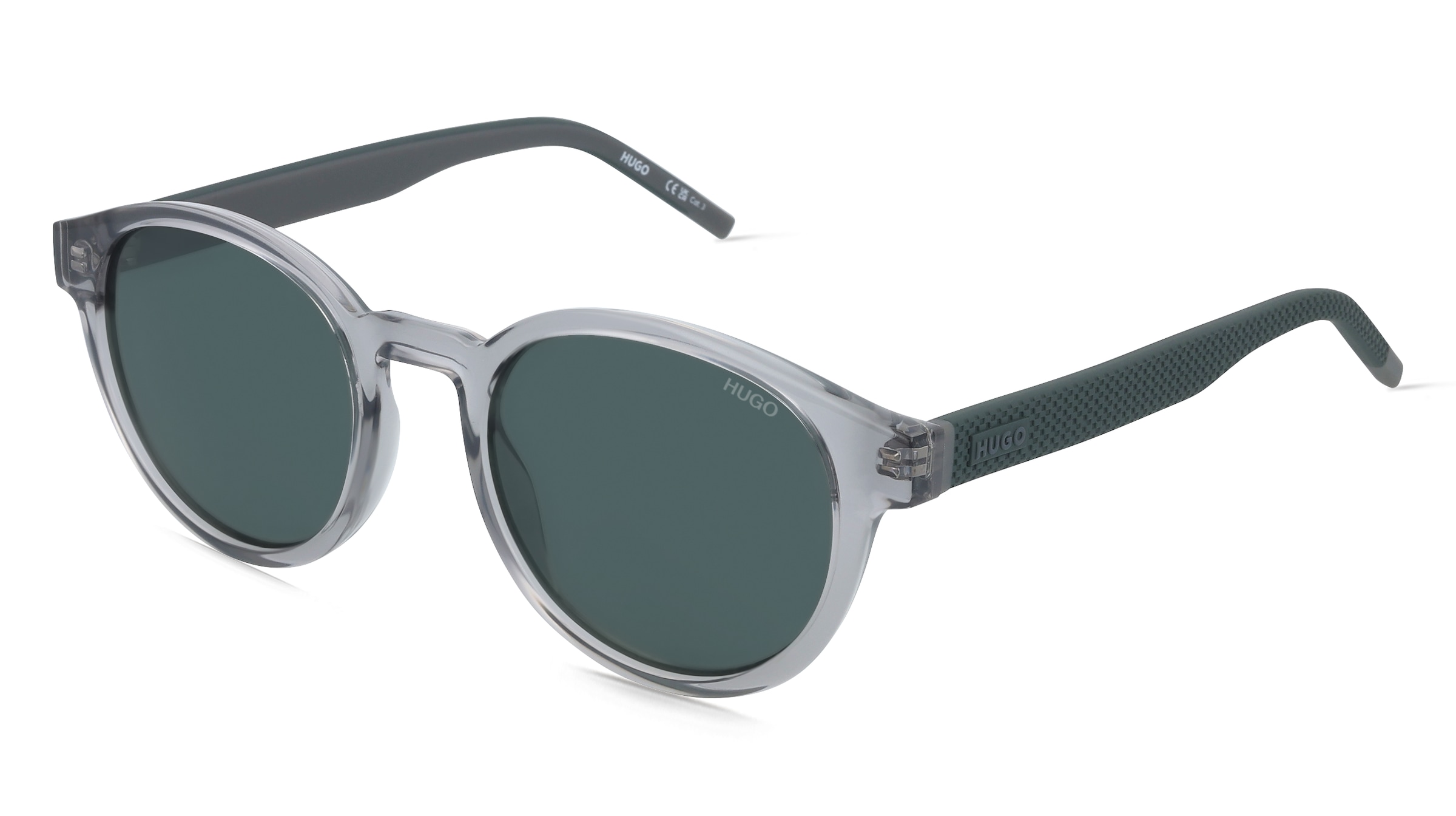 Hugo Boss Hugo Hg 1390/S Herren-Sonnenbrille Vollrand Panto Kunststoff-Gestell, Grau