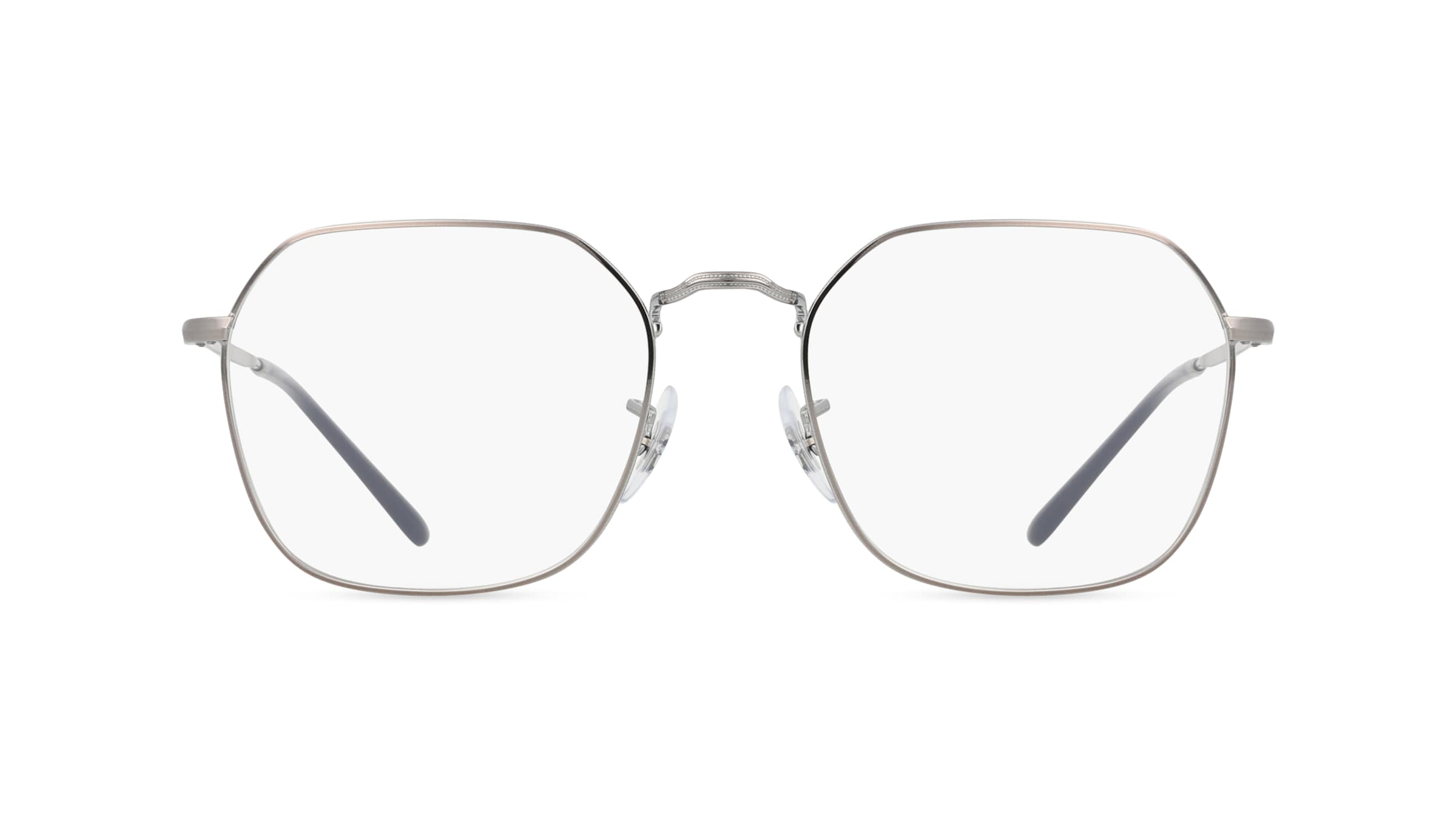 Ray-Ban RX3694V Unisex-Brille inkl. Gläser Vollrand Achteckig Metall-Gestell 53mm/20mm/140mm, grau