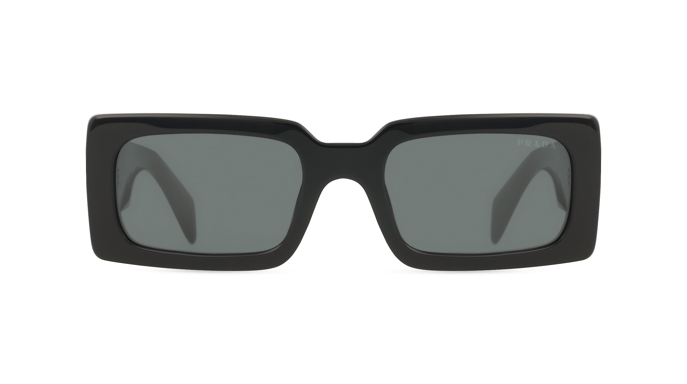 Prada 07S Damen-Sonnenbrille Vollrand Schmal Acetat-Gestell, schwarz