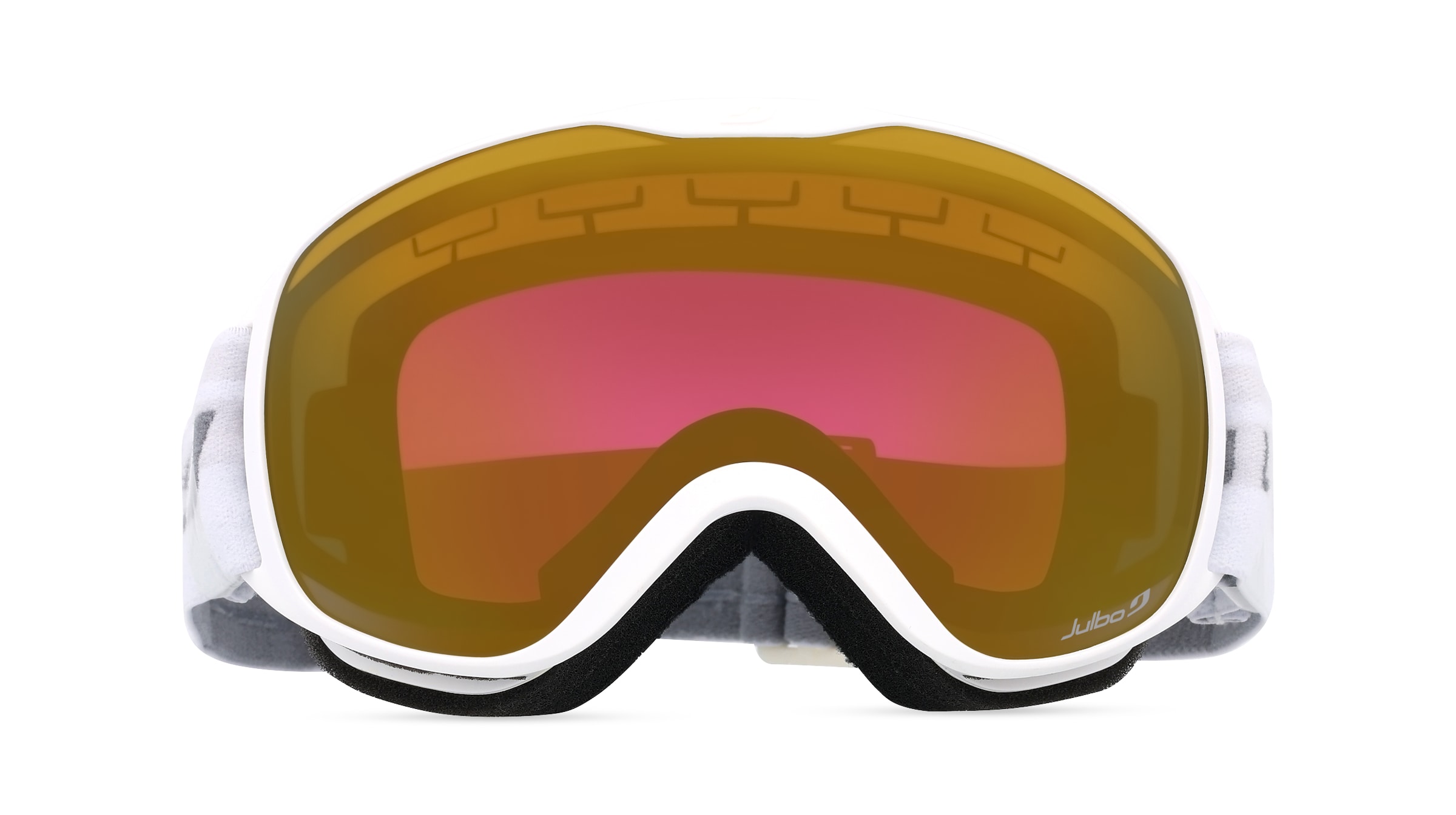 Julbo PIONEER J731 Unisex-Skibrille Vollrand Monoscheibe Kunststoff-Gestell, weiß