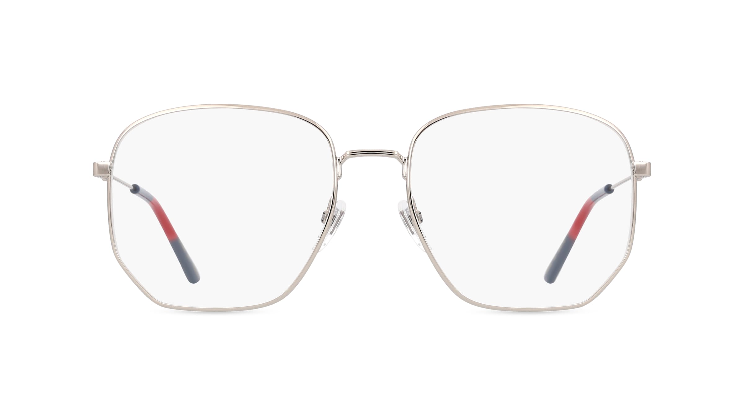 Gucci GG0396O Unisex-Brille inkl. Gläser Vollrand Eckig Metall-Gestell 56mm/18mm/140mm, silber