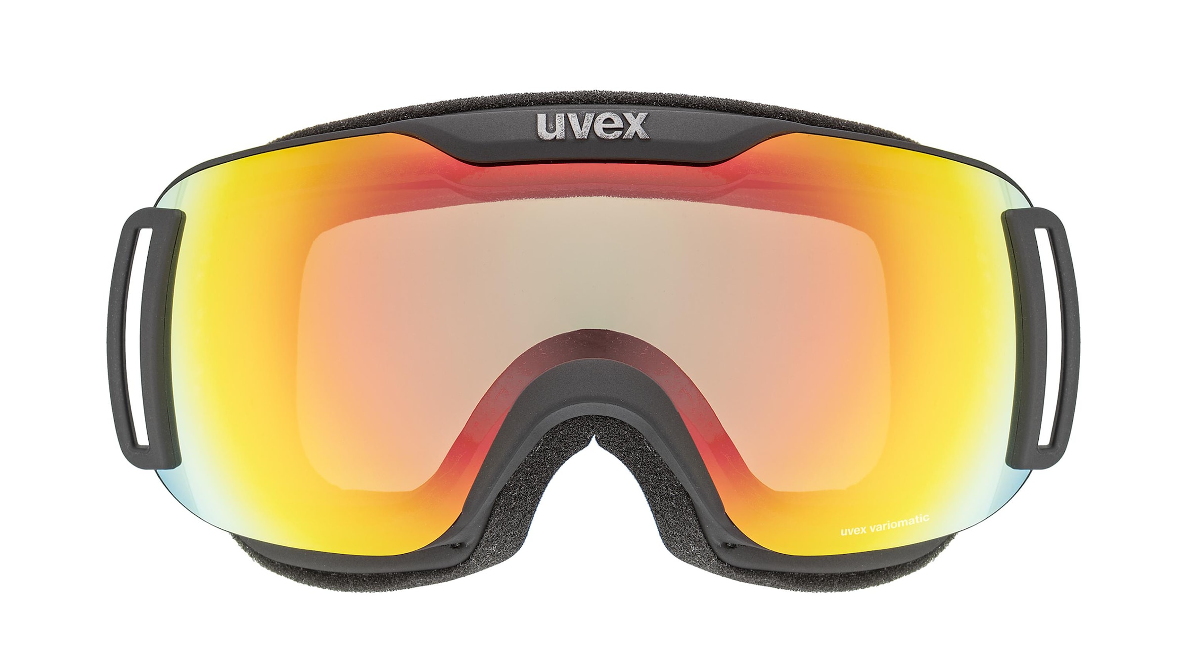 Uvex DOWNHILL 2000 S CV  Unisex-Skibrille Vollrand Monoscheibe Kunststoff-Gestell, schwarz