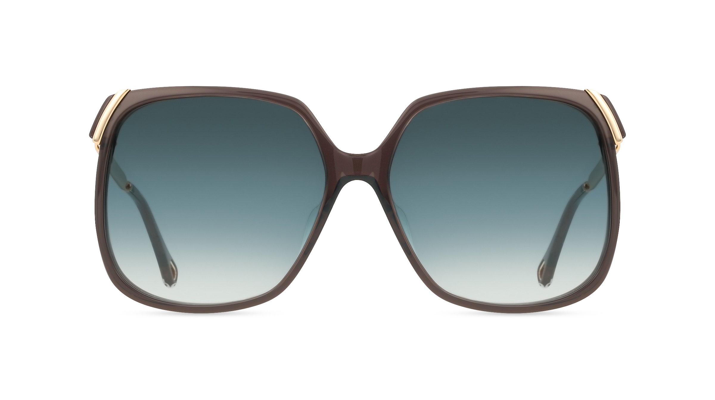 Chloé CH0286S Damen-Sonnenbrille Vollrand Eckig Acetat-Gestell, grau