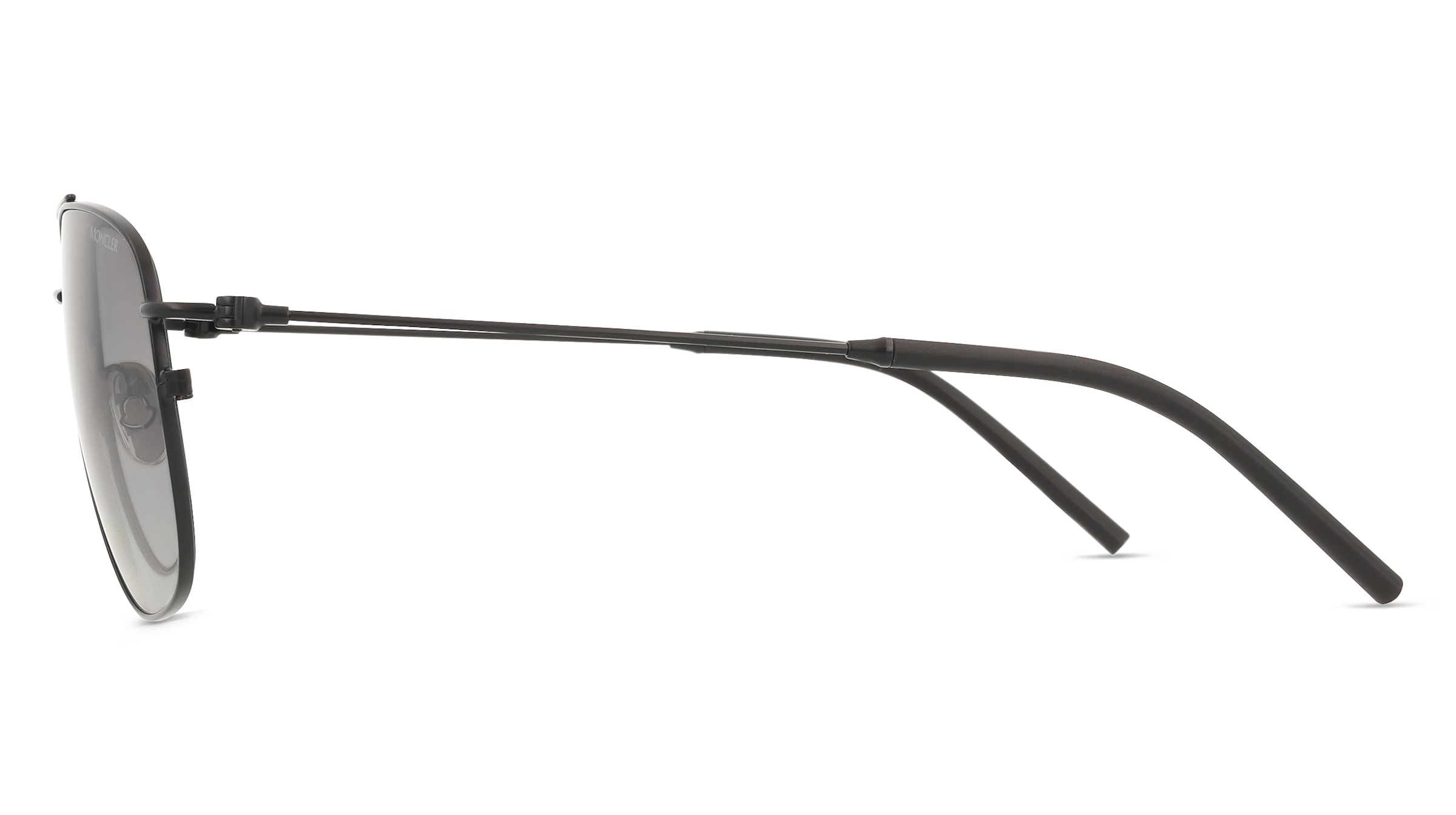 Thumbnail - Moncler ME4004 Unisex-Sonnenbrille Vollrand Pilot Metall-Gestell, Schwarz