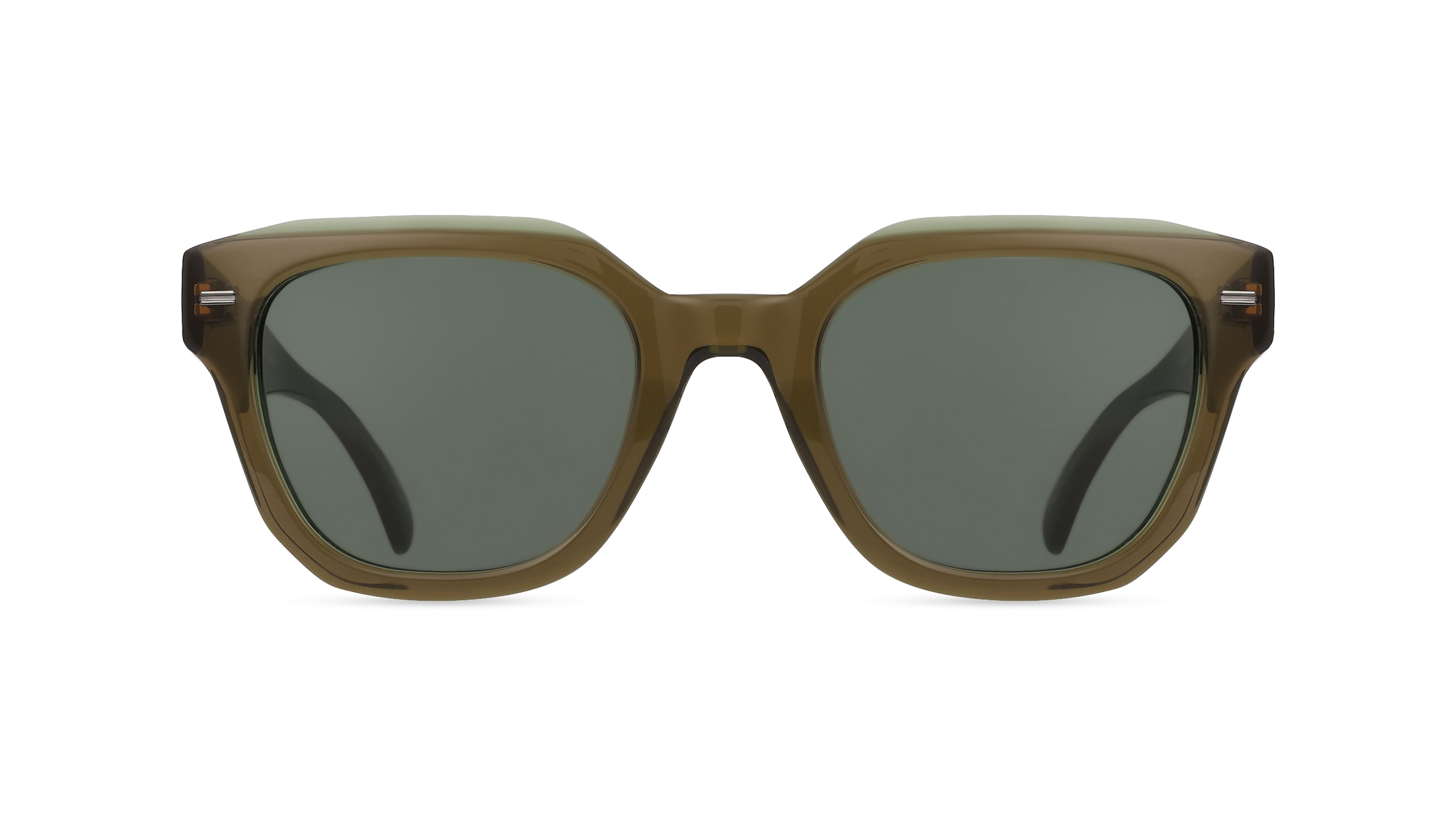 Fielmann LN 063 SUN FA LINO Herren-Sonnenbrille Vollrand Eckig Acetat-Gestell, Grün