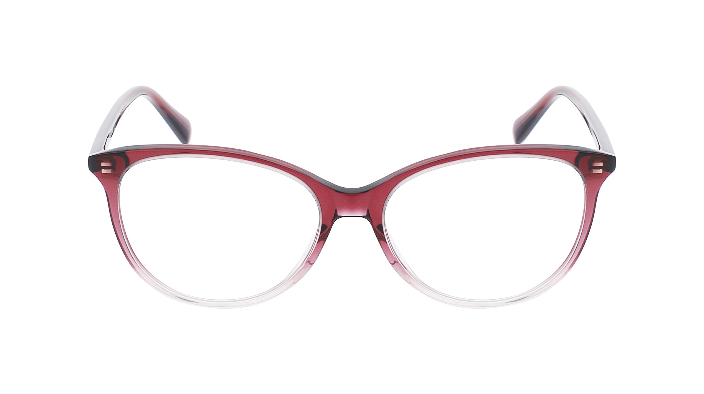 Gucci GG 0550O Damen-Brille inkl. Gläser Vollrand Butterfly Acetat-Gestell 51mm/16mm/140mm, rot