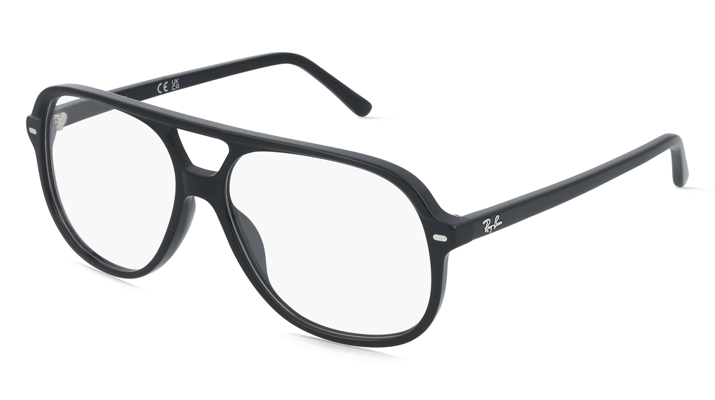 Ray-Ban RX5698 Unisex-Brille inkl. Gläser Vollrand Quadratisch Acetat-Gestell 56/14/145, Schwarz