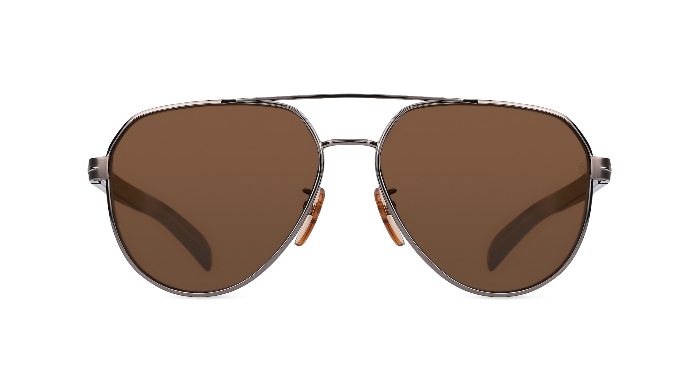David Beckham DB 1121/G/S Herren-Sonnenbrille Vollrand Pilot Metall-Gestell, silber