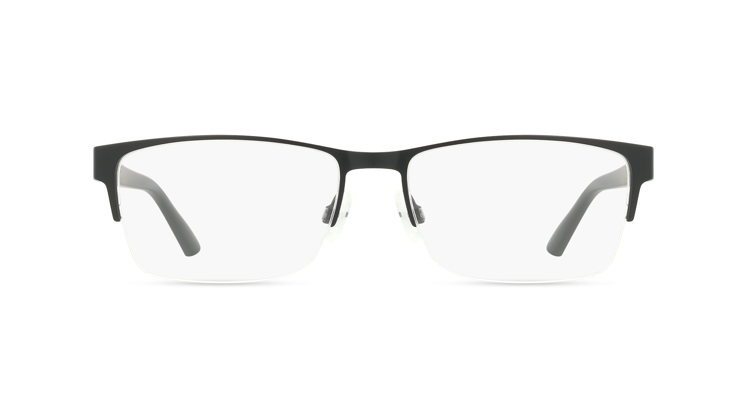 Puma PU0472O Herren-Brille inkl. Gläser Halbrand Eckig Metall-Gestell 60mm/18mm/145mm, schwarz