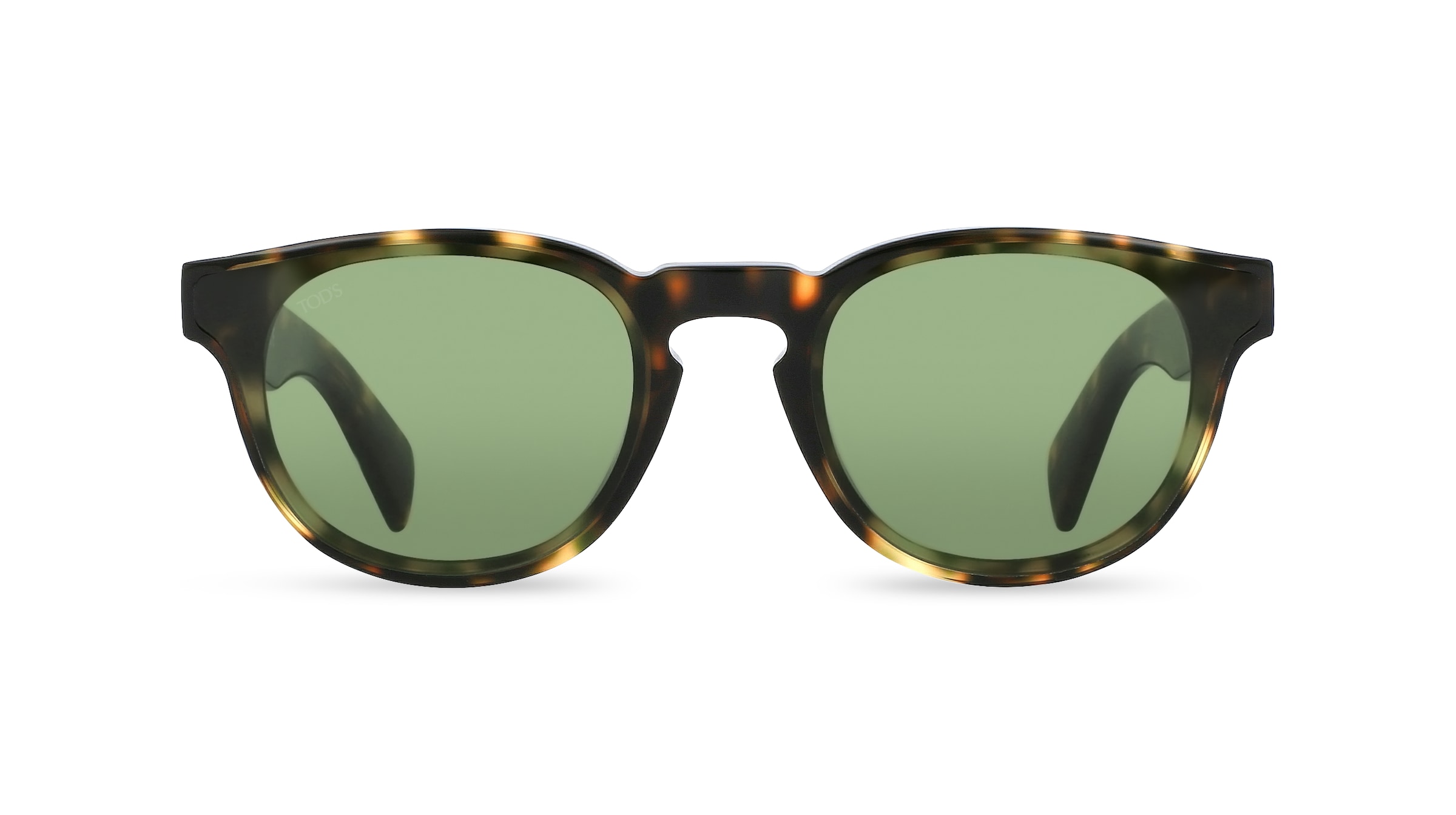 Tod's TO0324 Unisex-Sonnenbrille Vollrand Panto Kunststoff-Gestell, braun