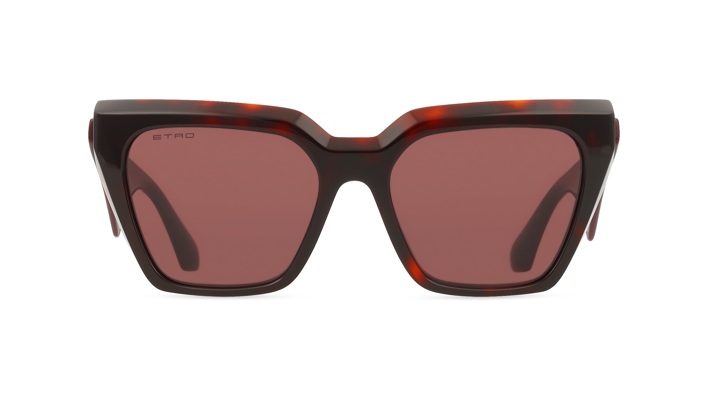 Etro 0096/G/S Damen-Sonnenbrille Vollrand Eckig Acetat-Gestell, rot