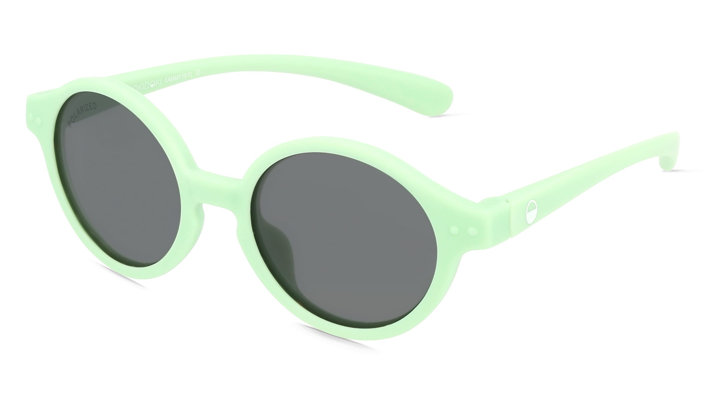 OKIDOKI SAMMY SUN BABY (0-1) Baby-Sonnenbrille Vollrand Panto Kunststoff-Gestell, Grün