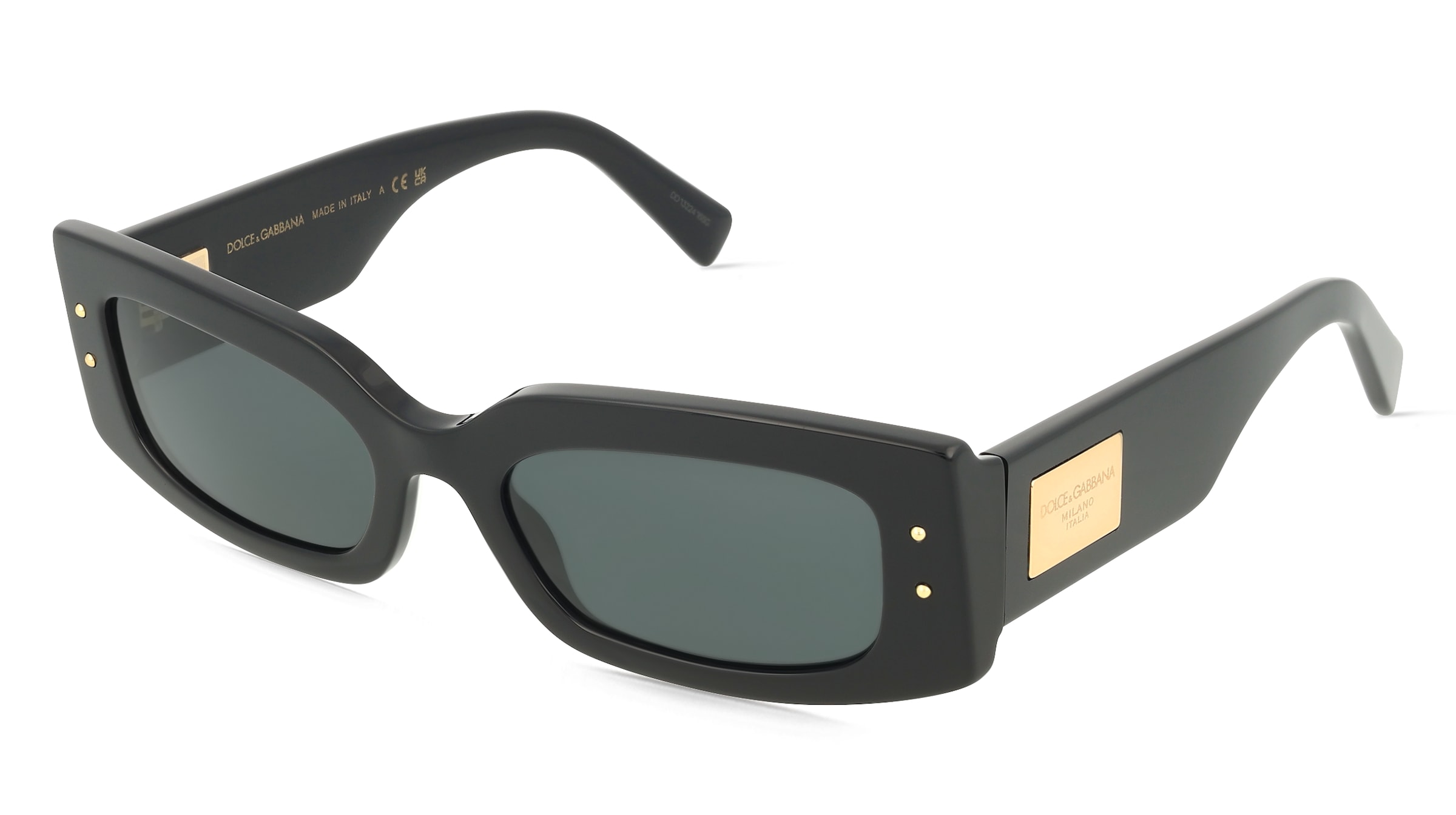 Dolce&amp;Gabbana DG4479 Damen-Sonnenbrille Vollrand Quadratisch Acetat-Gestell, Schwarz