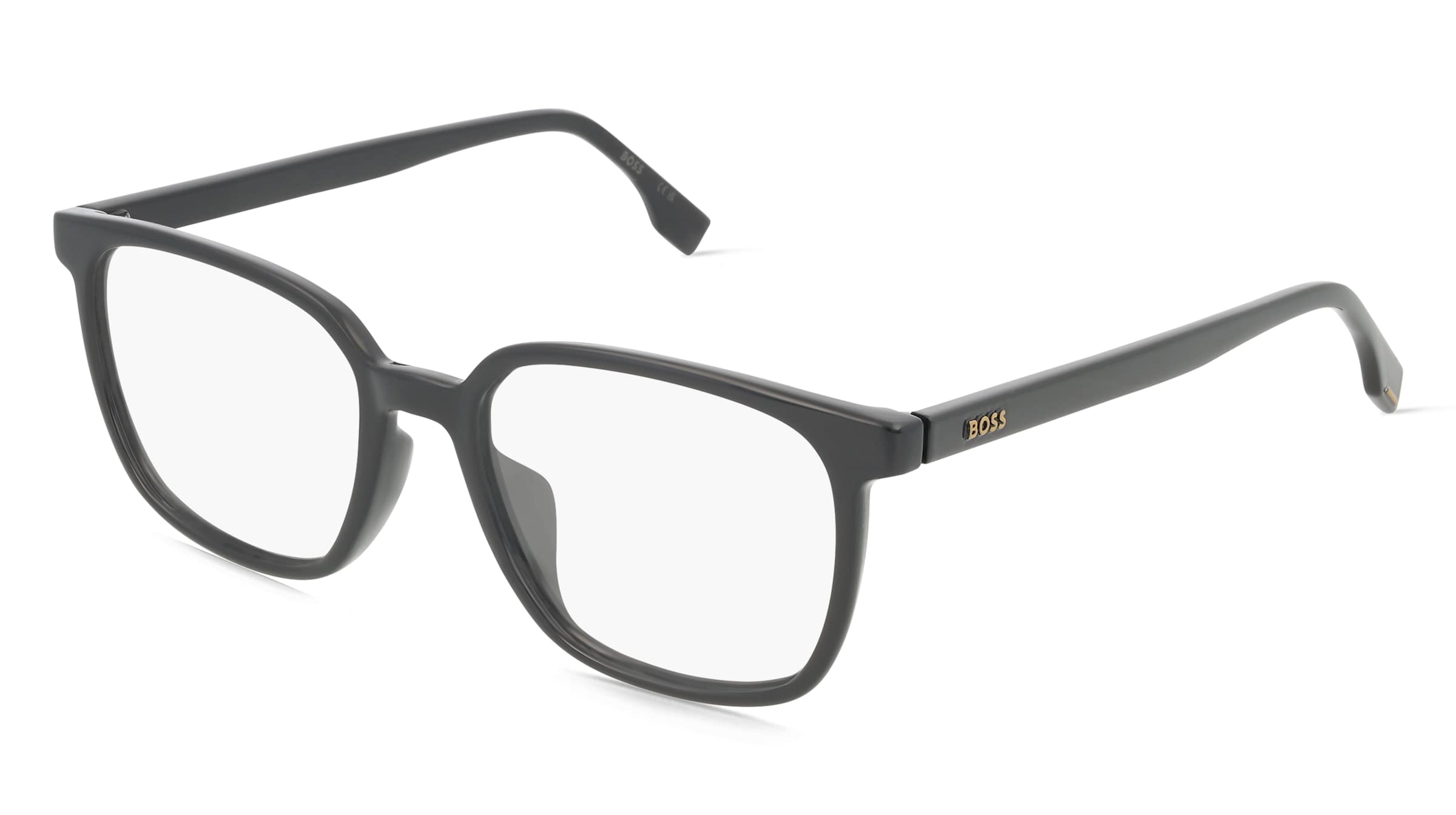 Boss 1679/F Herren-Brille inkl. Gläser Vollrand Quadratisch Kunststoff-Gestell 53/18/150, Schwarz