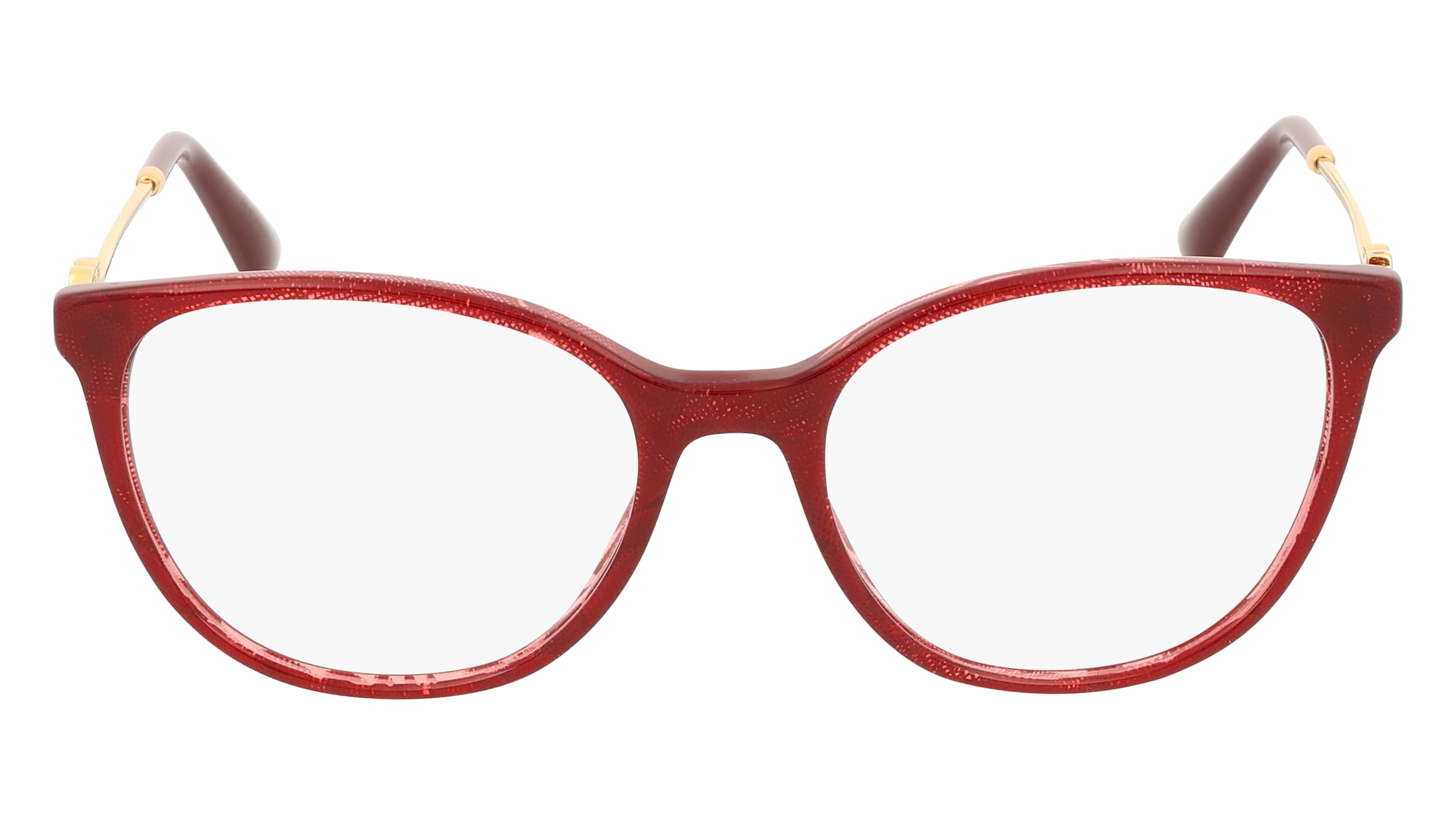 Dolce&Gabbana DG3363 Damen-Brille inkl. Gläser Vollrand Butterfly Acetat-Gestell 54/18/145, Rot