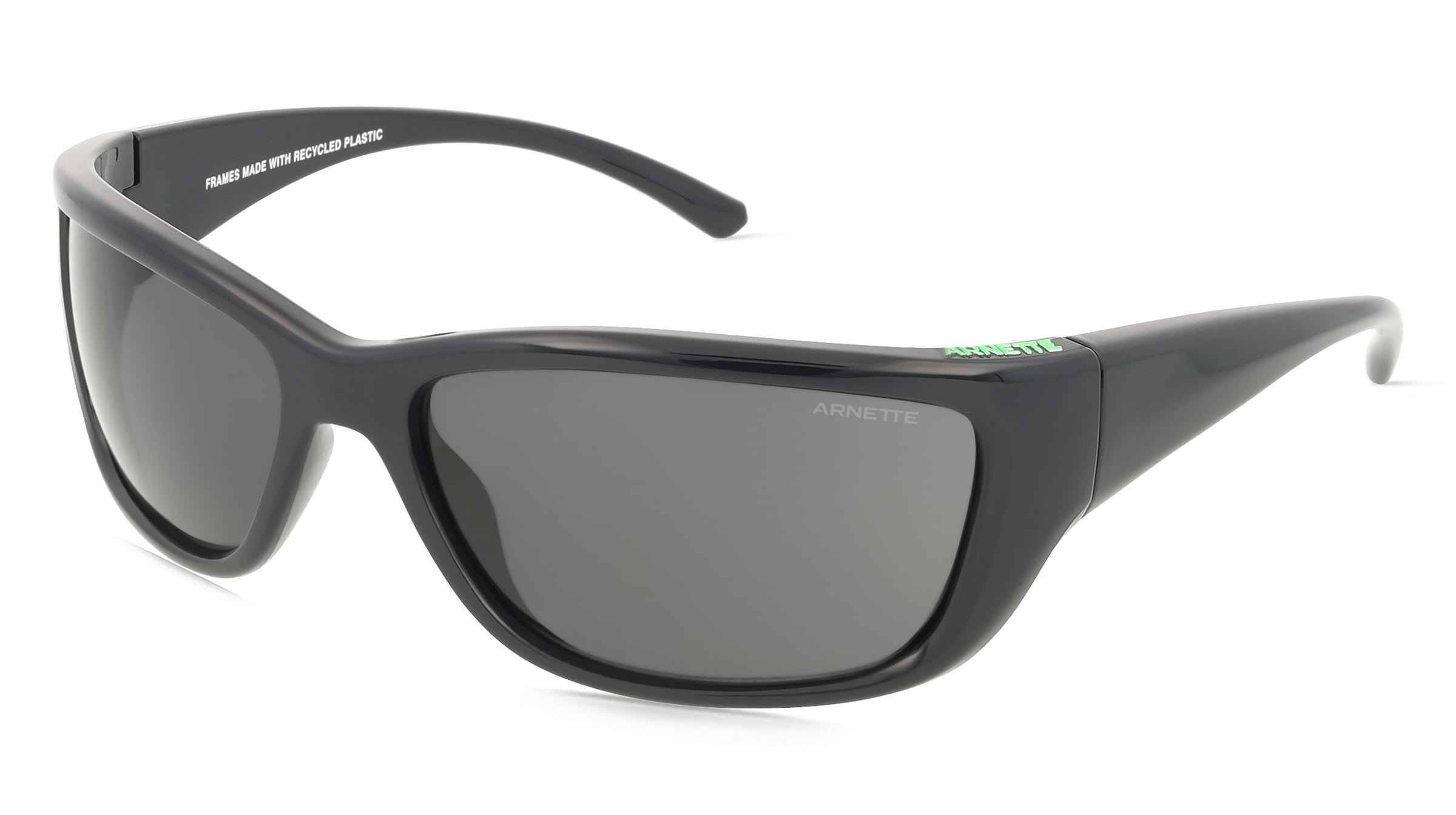 Arnette AN4353 Herren-Sonnenbrille Vollrand Quadratisch Kunststoff-Gestell, Schwarz