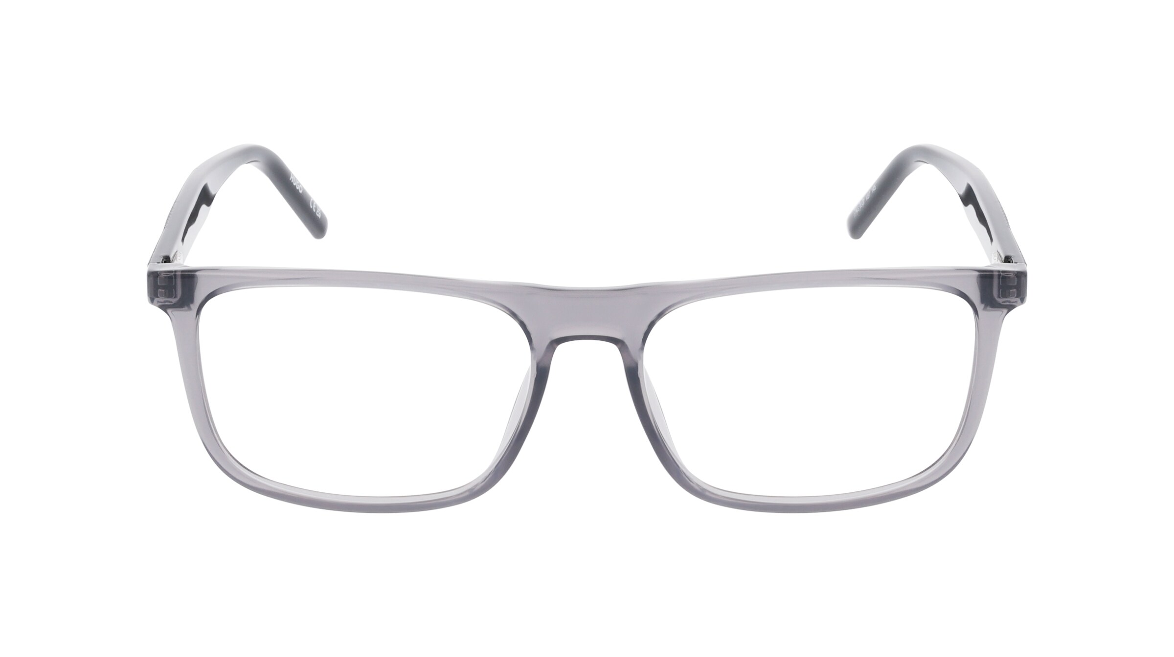 Hugo HG 1307 Herren-Brille inkl. Gläser Vollrand Eckig Kunststoff-Gestell 55mm/16mm/145mm, grau