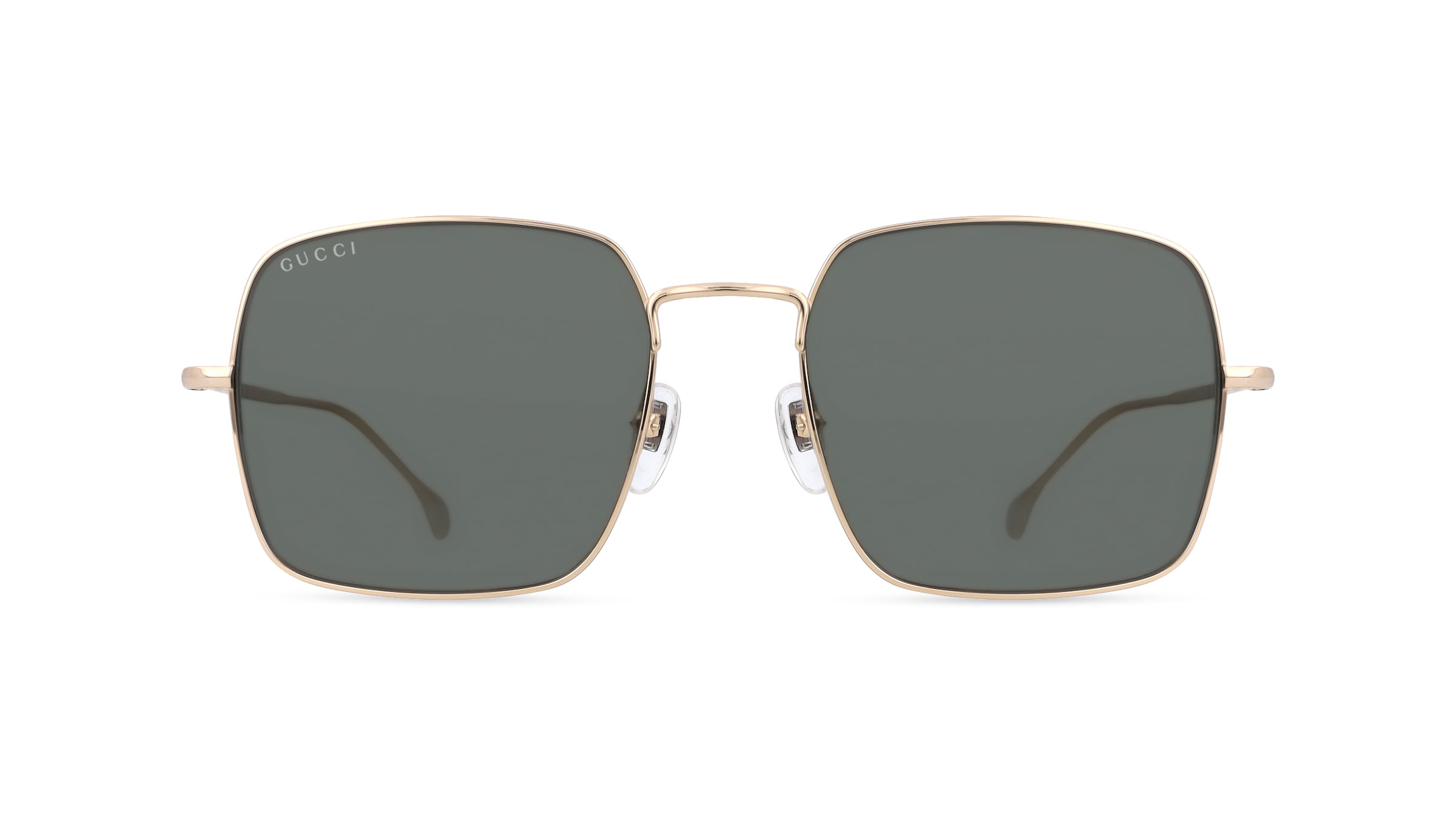 Gucci GG1184S Herren-Sonnenbrille Vollrand Eckig Metall-Gestell, gold